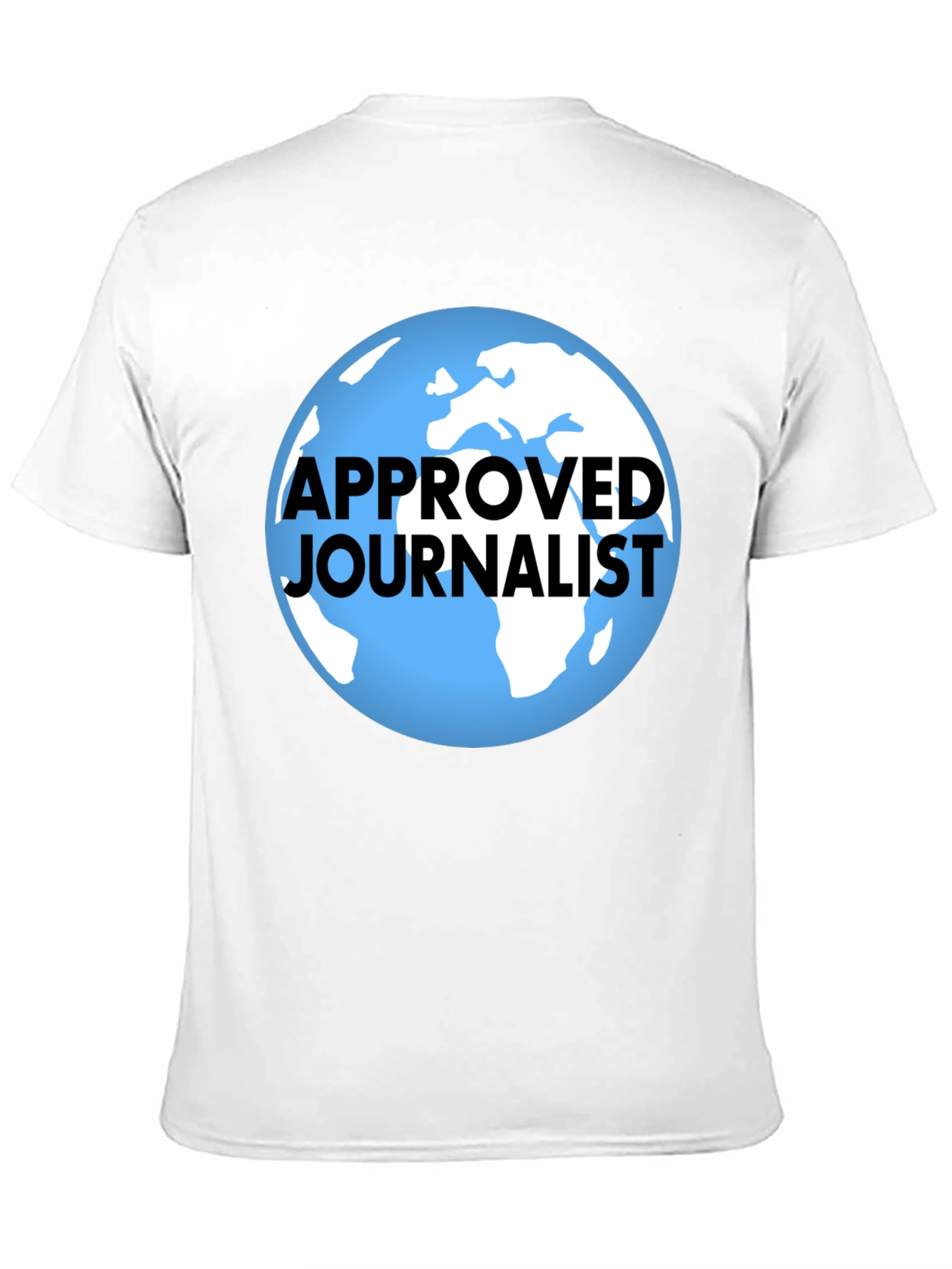 Black Approved Journalist Graphic T-Shirt - Black view 11