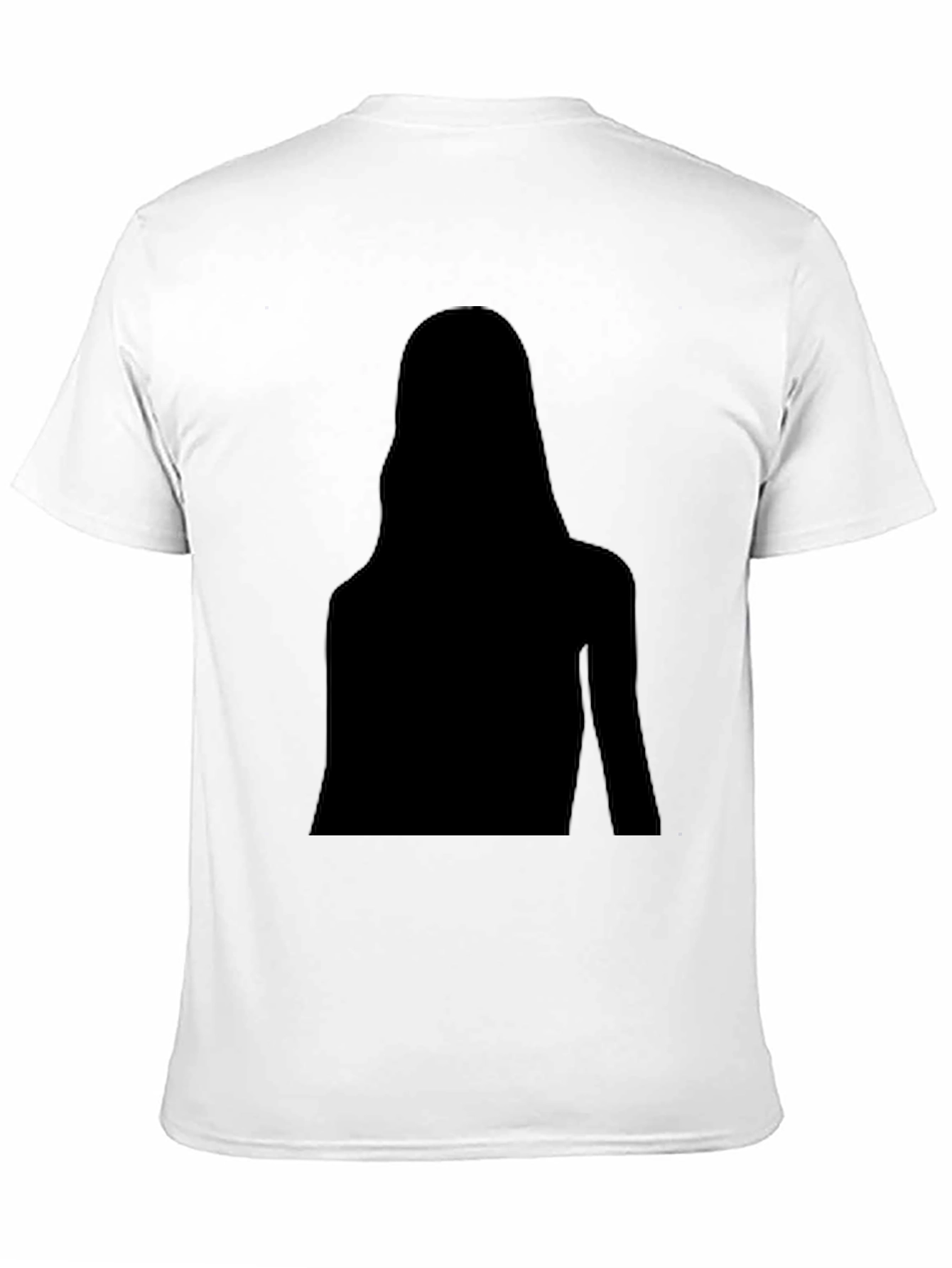 Black Silhouette Graphic Tee - Modern Style, Soft Fabric view 11