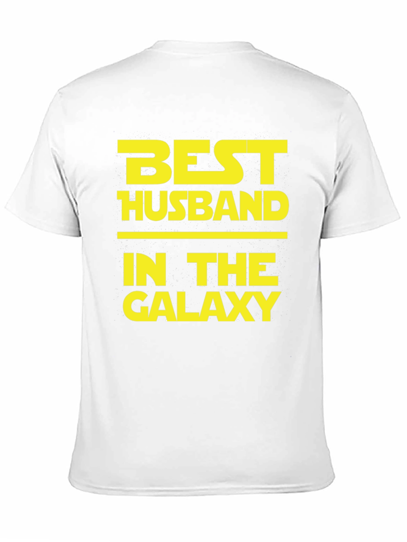 Black Best Husband in the Galaxy T-Shirt view 11