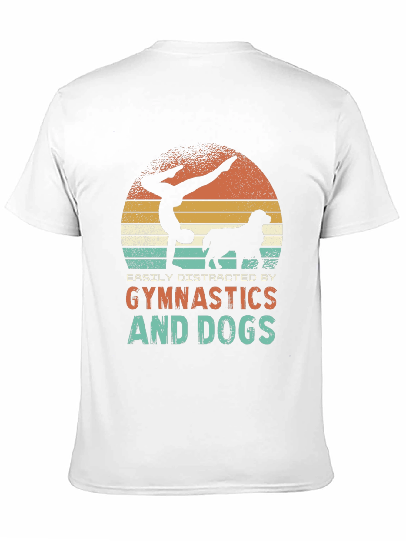 Black Gymnastics and Dogs T-Shirt view 11