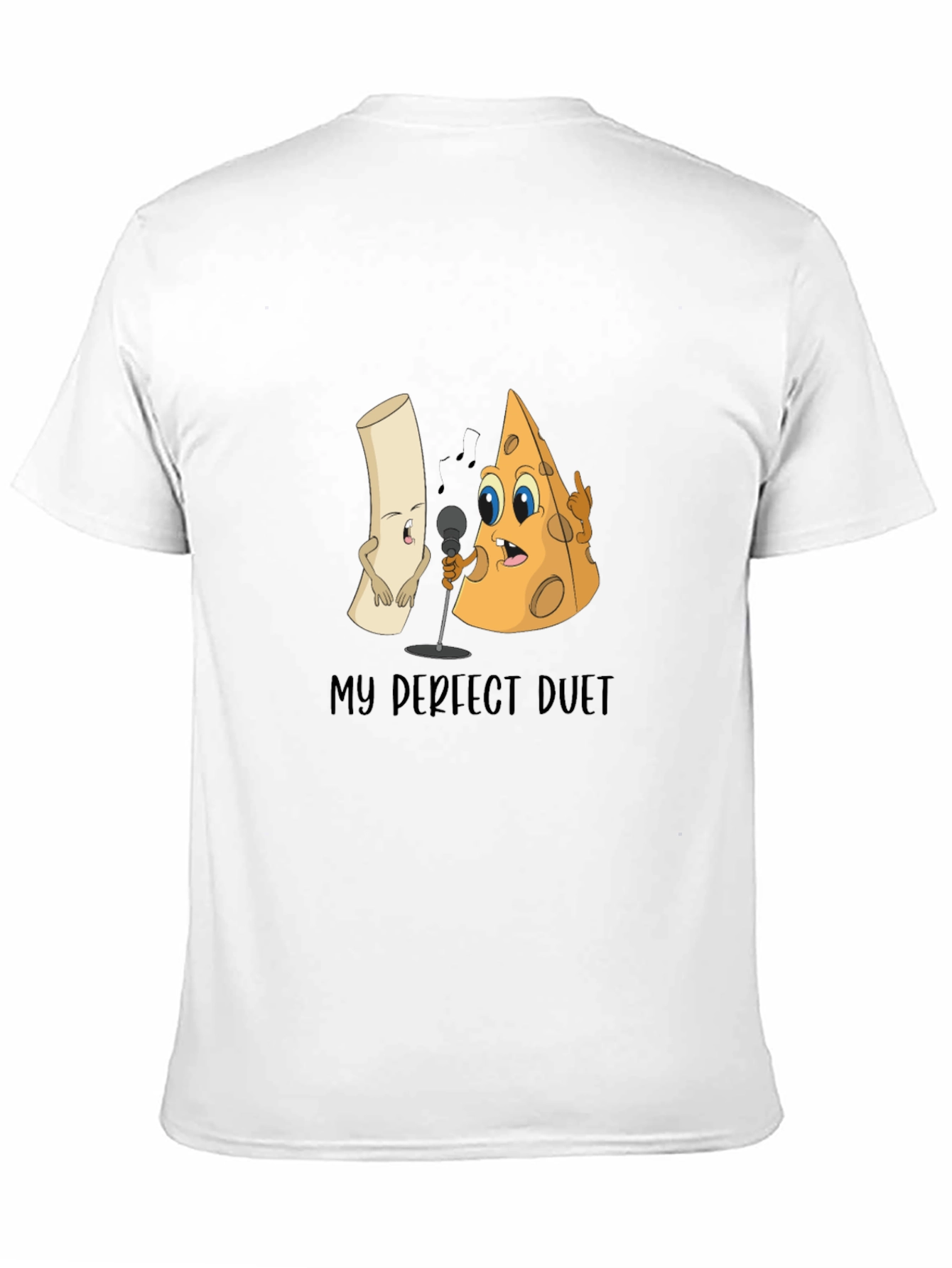 My Perfect Duet T-Shirt Funny Cheese & Macaroni Graphic Tee - 11