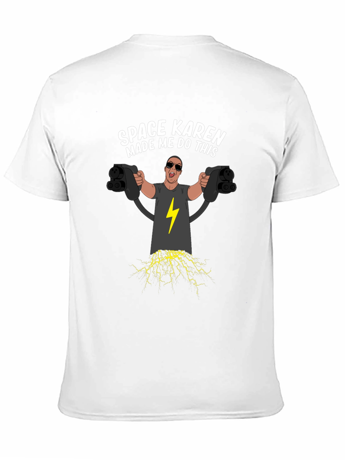 Space Karen Electric Car Charger Funny T-Shirt - 11