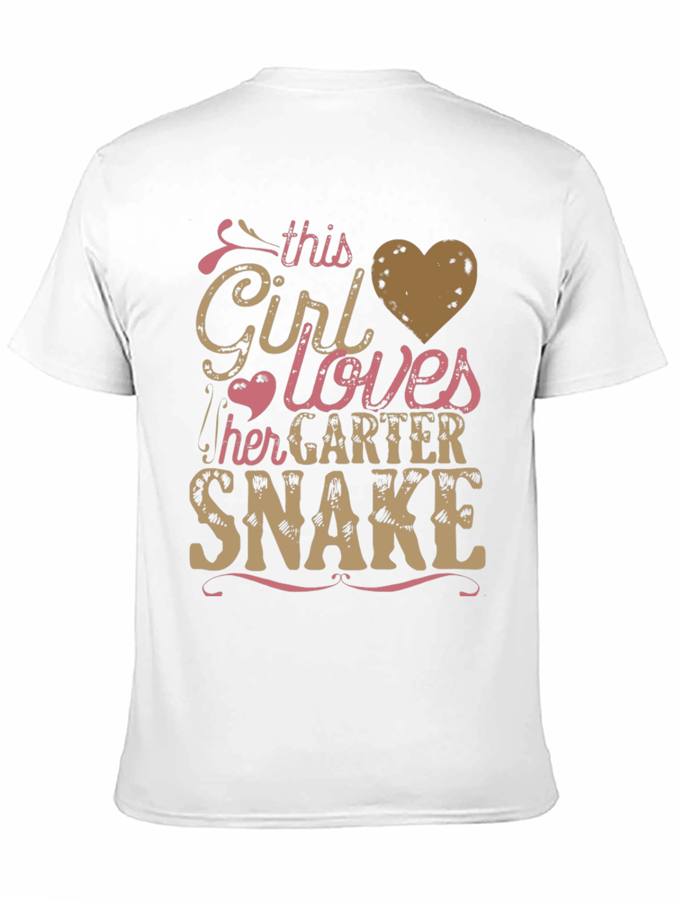 Black Girl Loves Garter Snake Graphic Tee - Novelty Animal T-Shirt view 11
