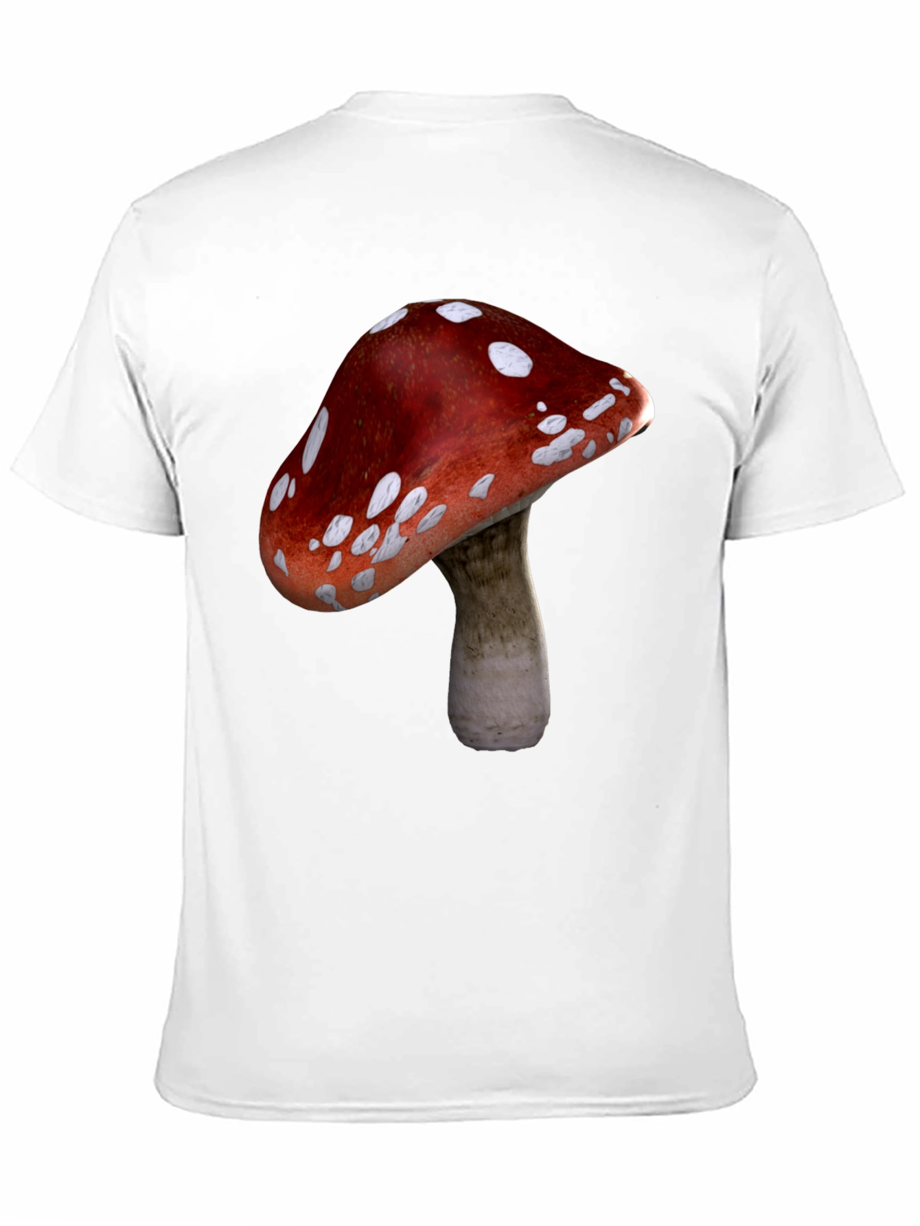 Black Mushroom Graphic Black T-Shirt view 11