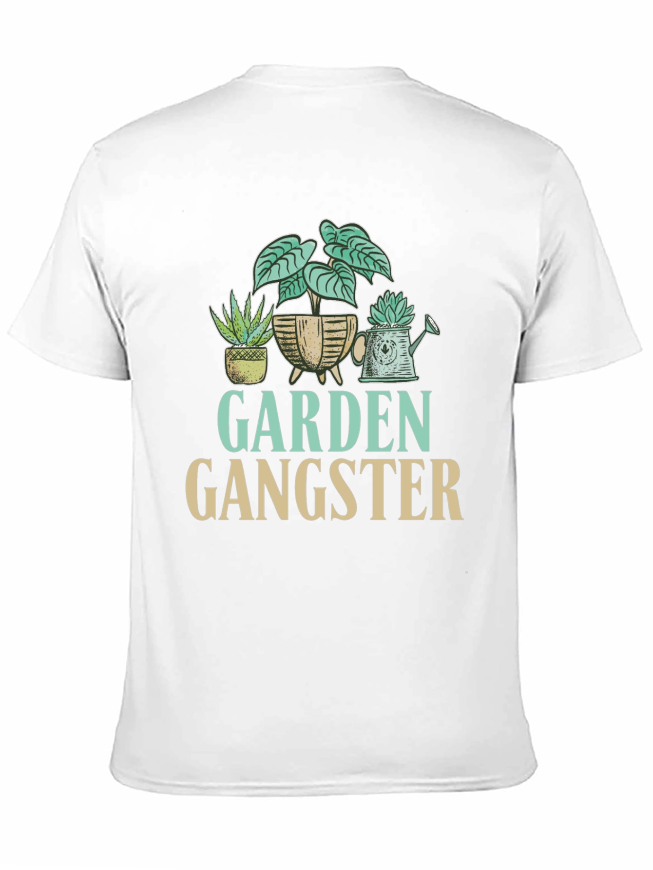Black Garden Gangster Graphic T-Shirt view 11