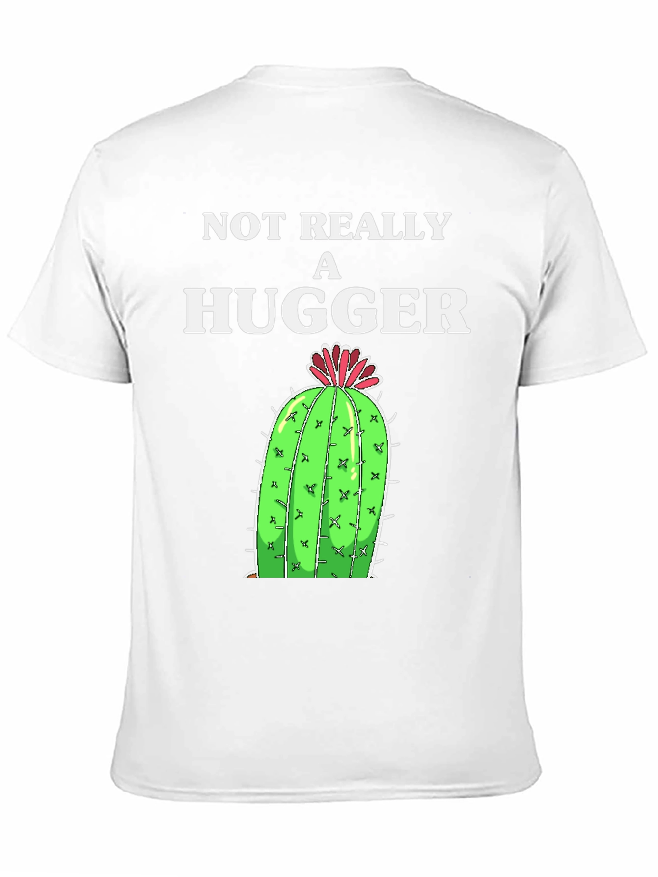 Black Not Really A Hugger Cactus Graphic Tee view 11