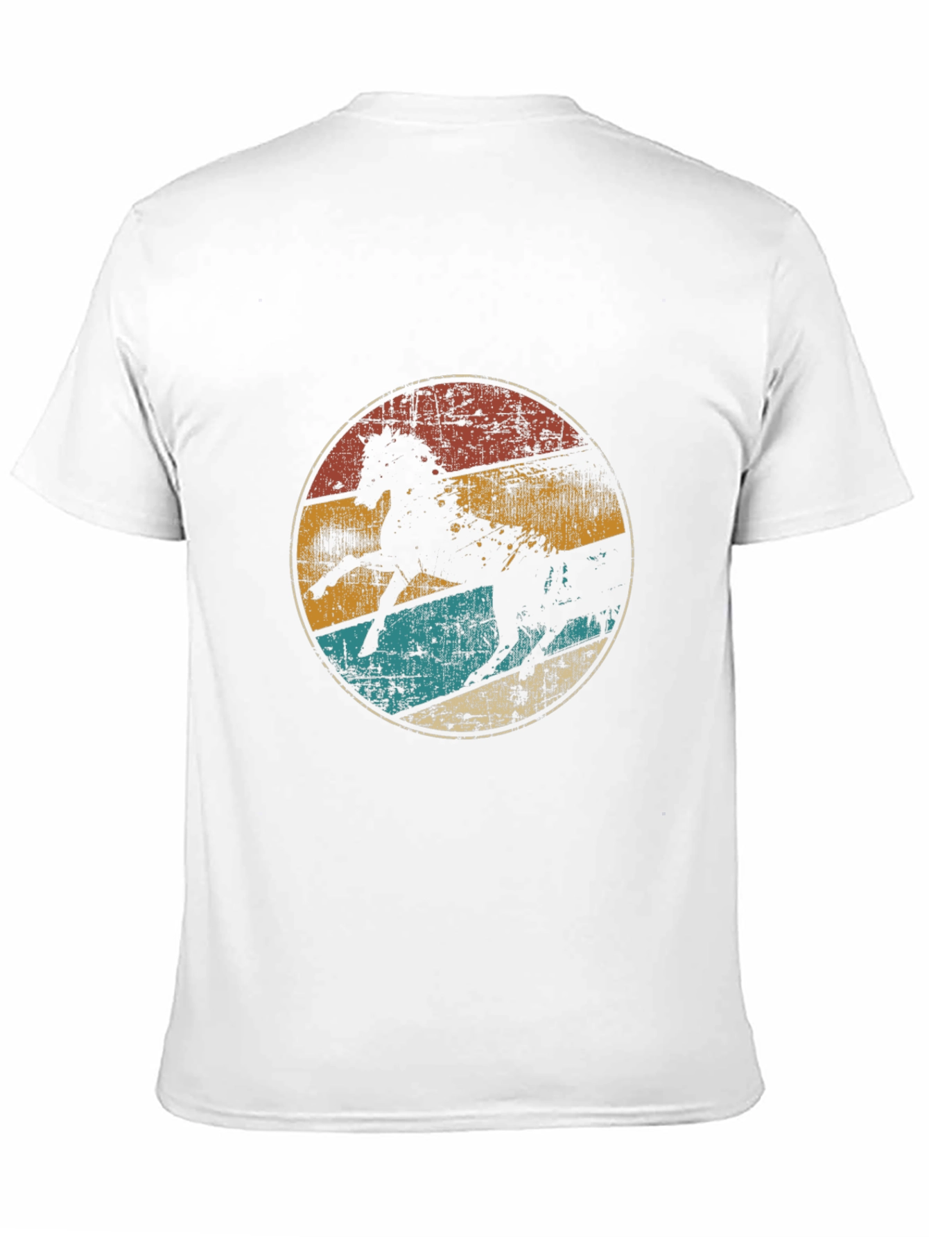 Black Vintage Horse Graphic Tee - Retro Style view 11