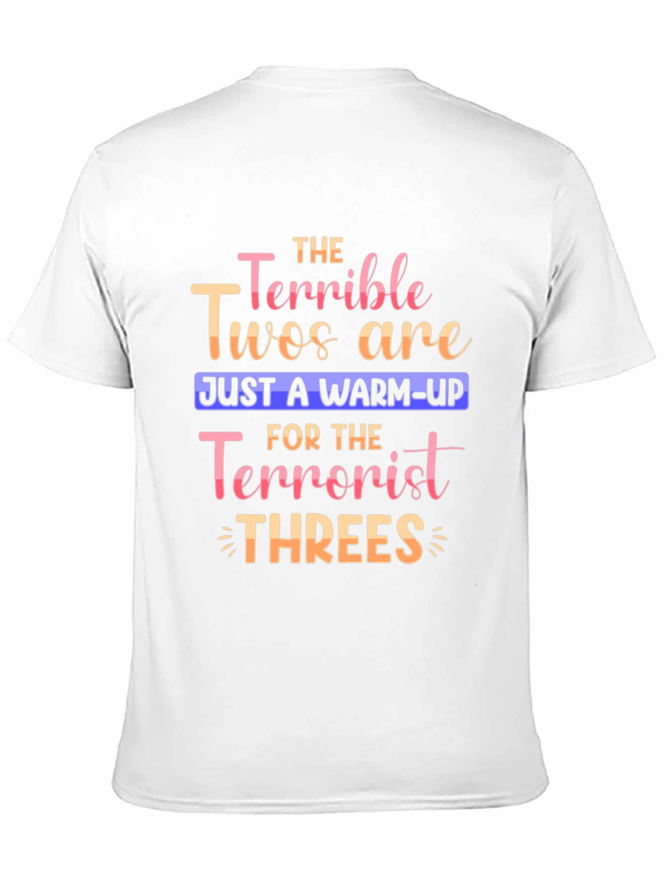 Black Terrible Twos Warm-Up T-Shirt view 11
