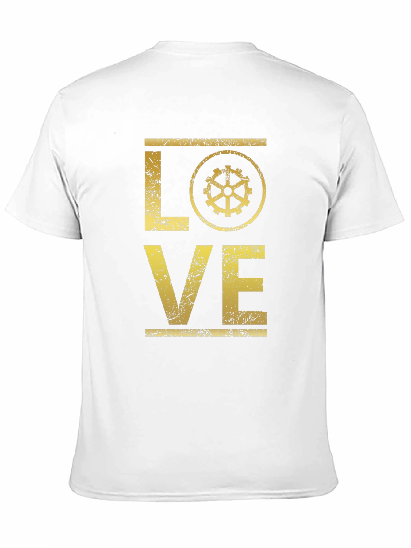Black Steampunk Love Graphic Tee - Black Cotton T-Shirt view 11