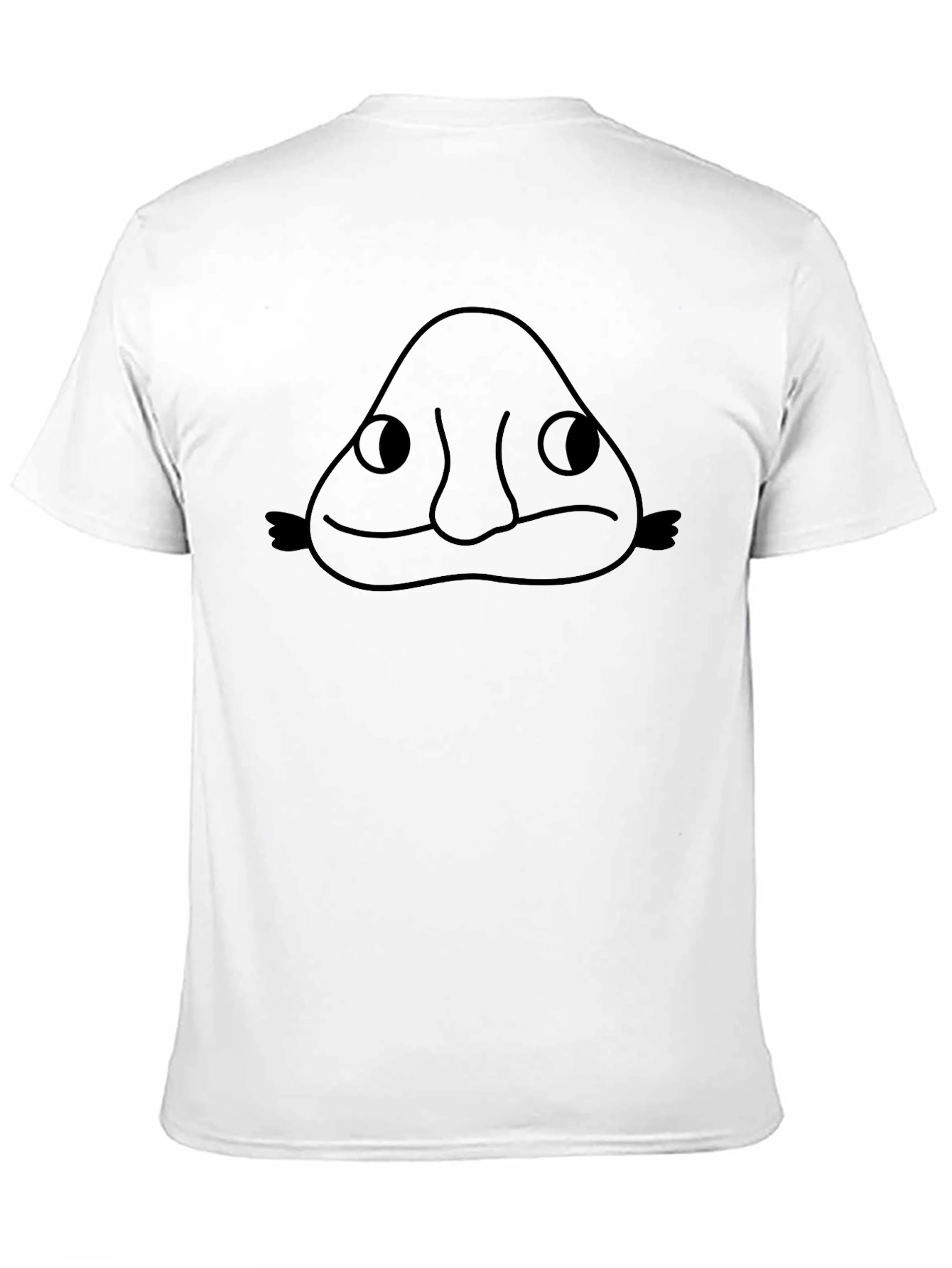 Black Blobfish Graphic Tee - Black Cotton Blend view 11