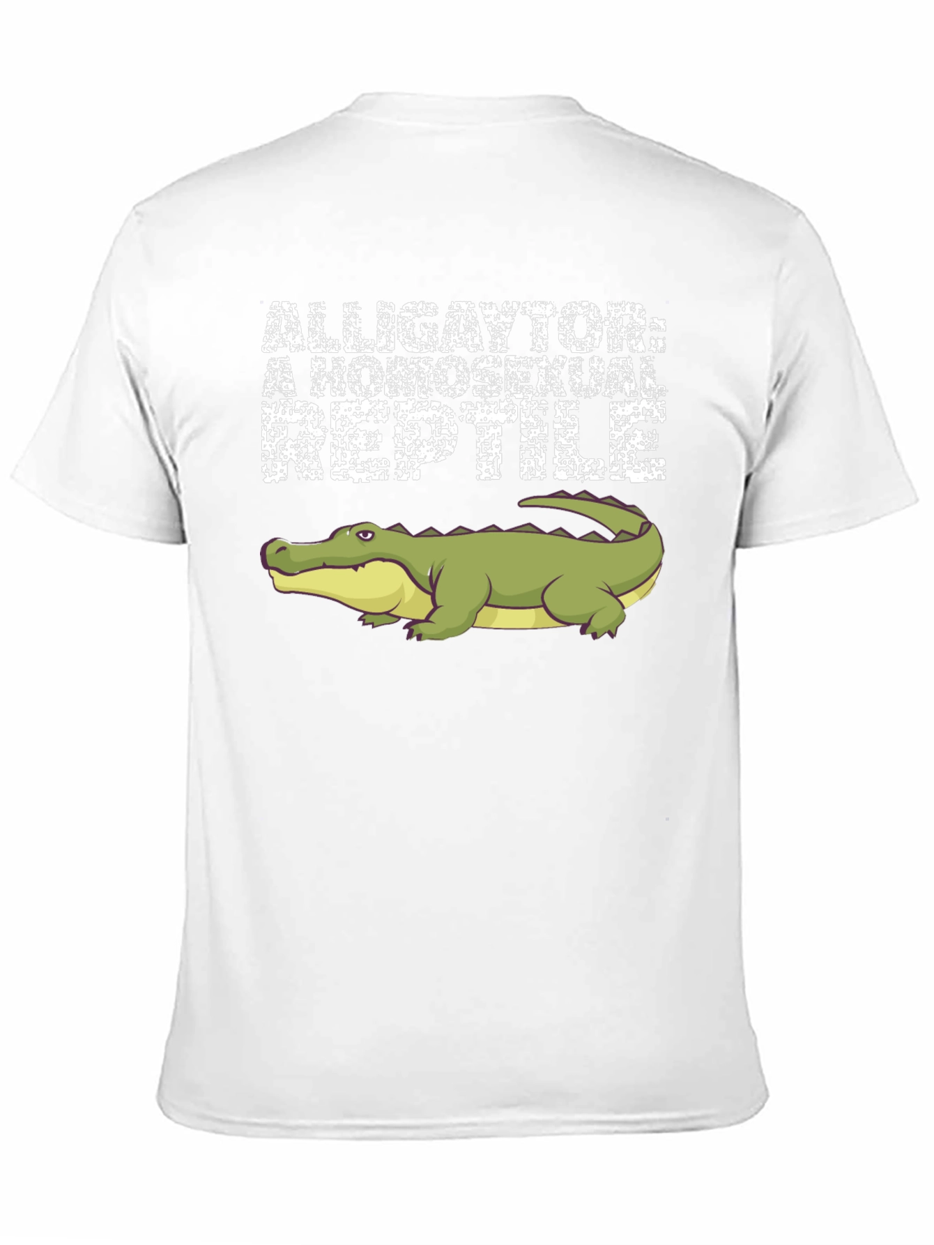 Black Alligaytor: Homosexual Reptile Graphic T-Shirt view 11