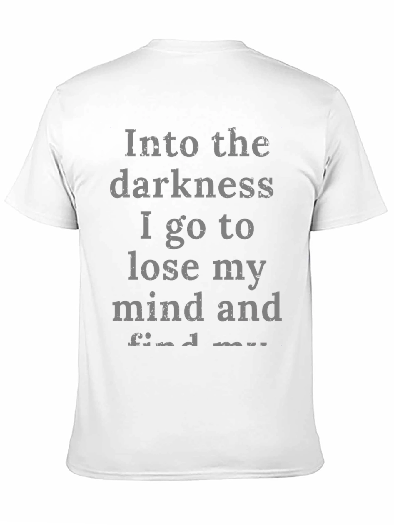 Black Darkness Mind Find Graphic Tee - Black Casual Shirt view 11