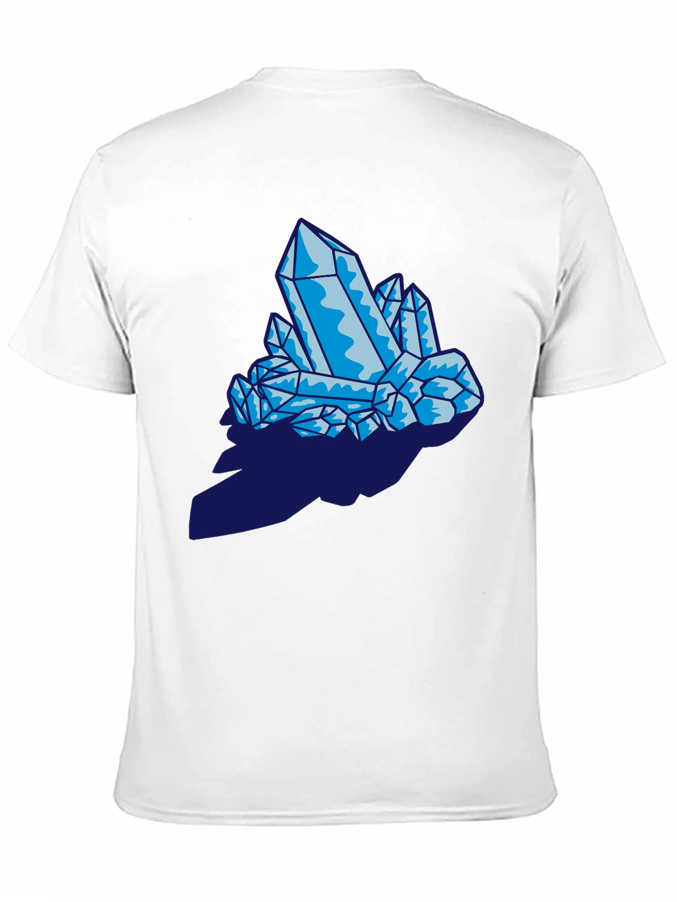 Black Crystal Graphic Print Black T-Shirt view 11