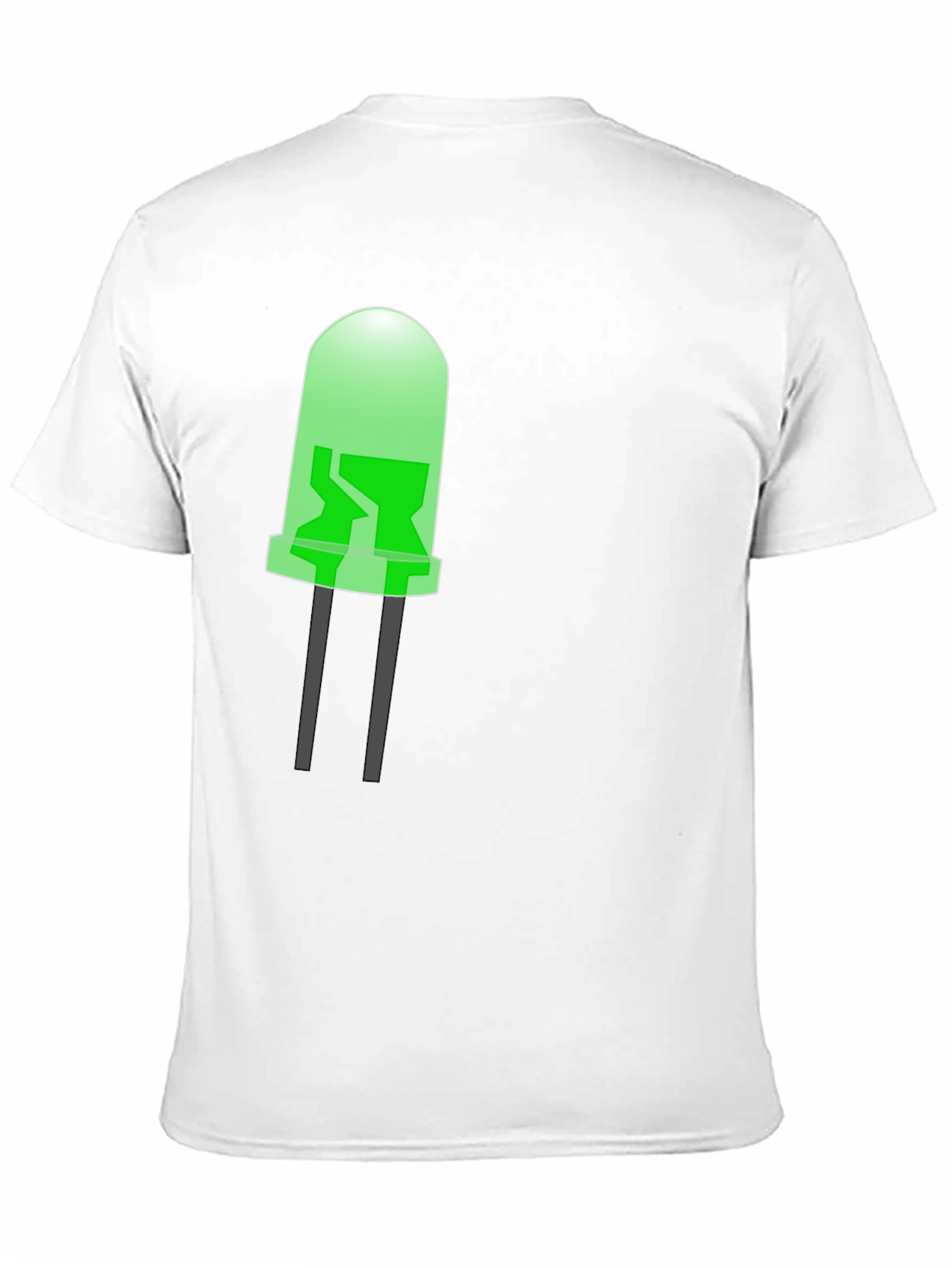 Black LED Graphic T-Shirt - Black view 11