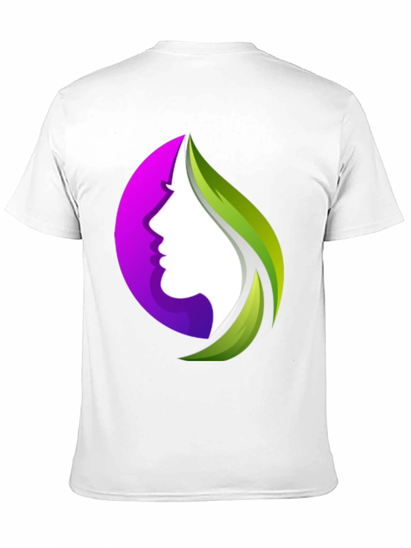 Black Elegant Nature Silhouette Graphic Tee - Unisex Black T-Shirt view 11