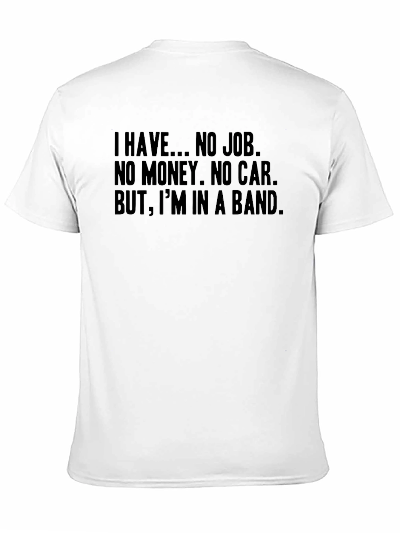 Black Band Life T-Shirt - No Job, No Money, All Band view 11