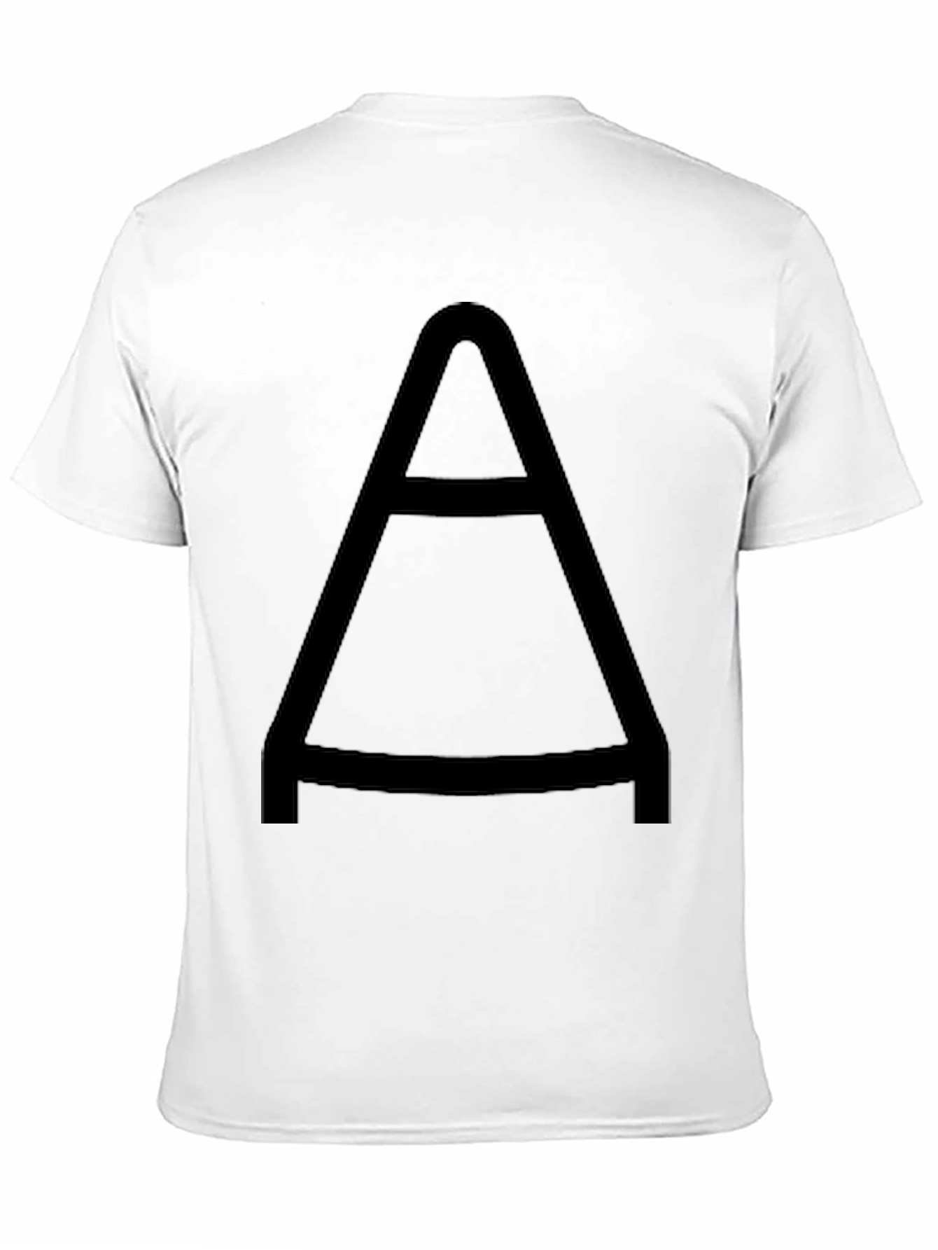 Black Bold "A" Graphic Tee - Casual Style view 11