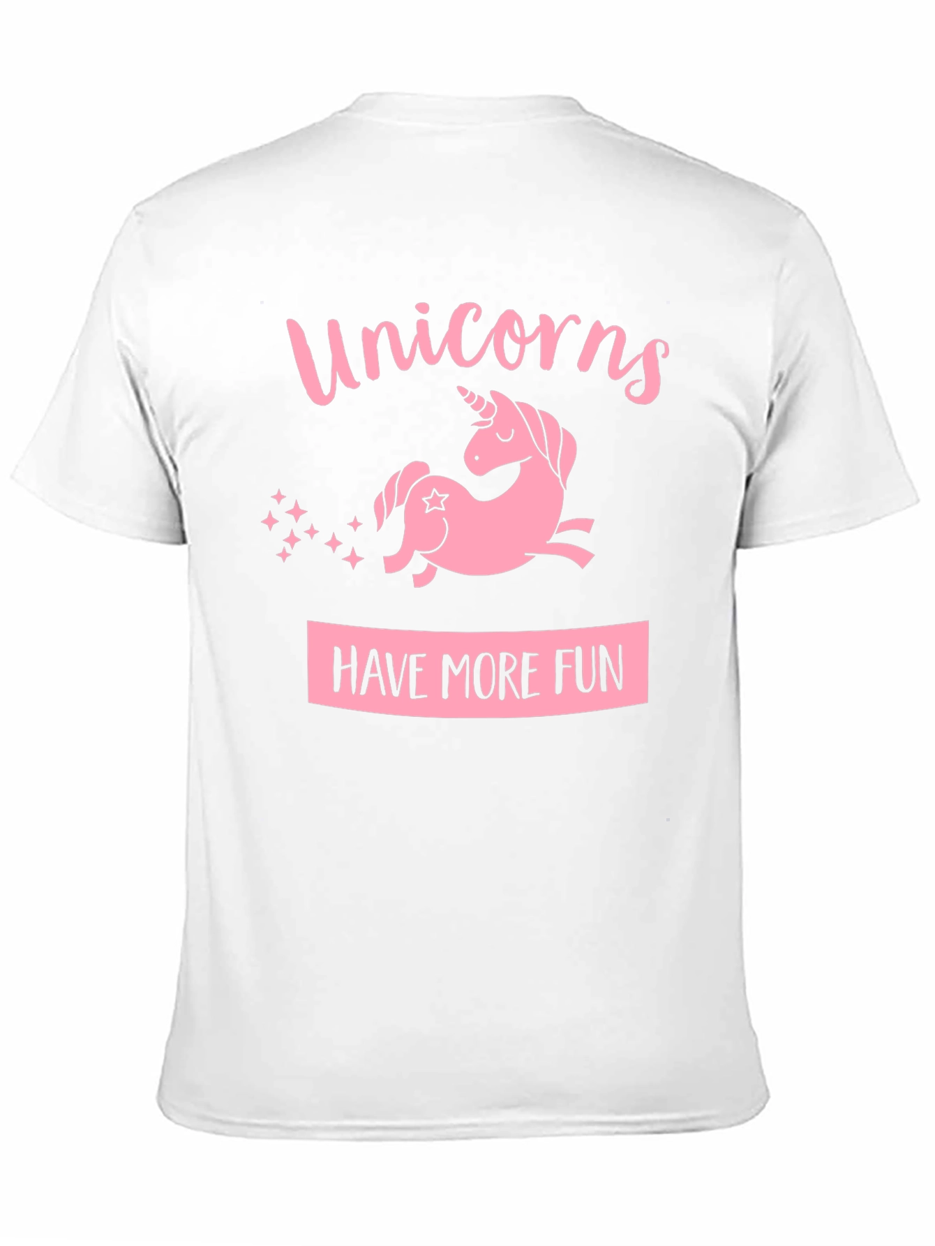 Black Unicorns Have More Fun Black T-Shirt view 11