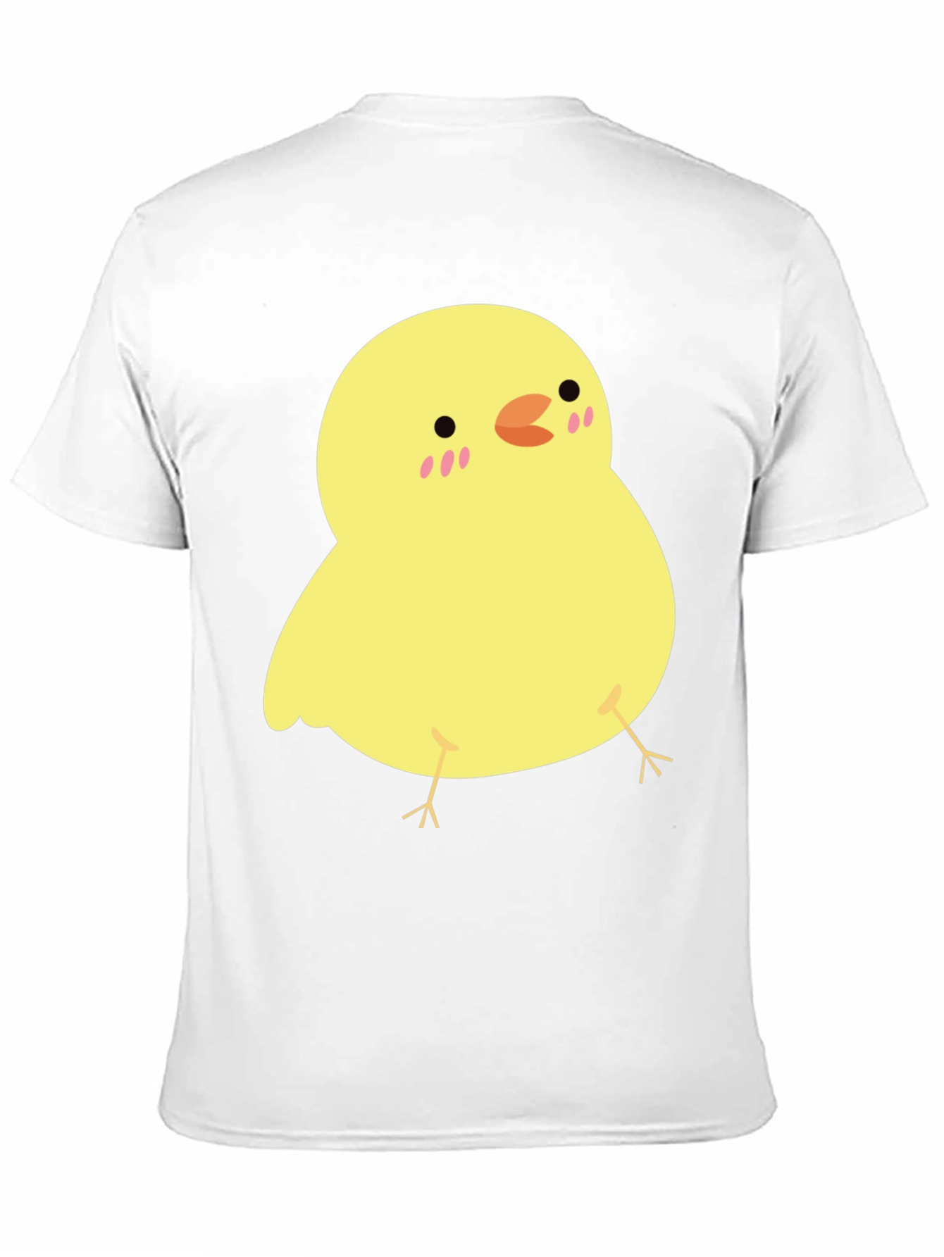 Black Cute Chick Graphic Tee - Black Cotton T-Shirt view 11