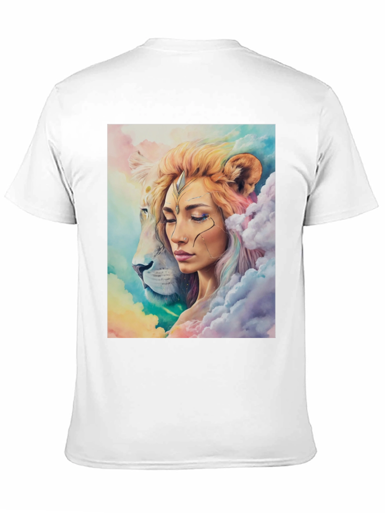 Black Lion Queen Graphic Tee - Stylish Black T-Shirt view 11