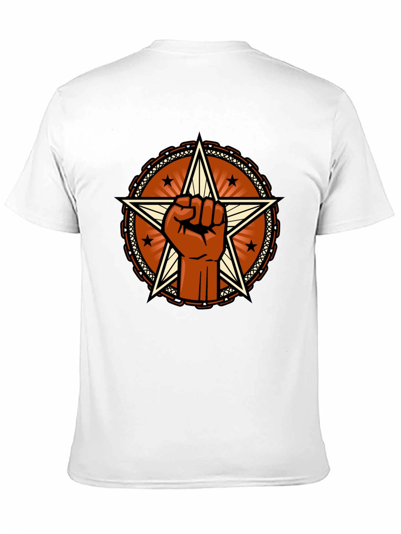 Black Star Fist Graphic Tee - Bold Statement Shirt view 11