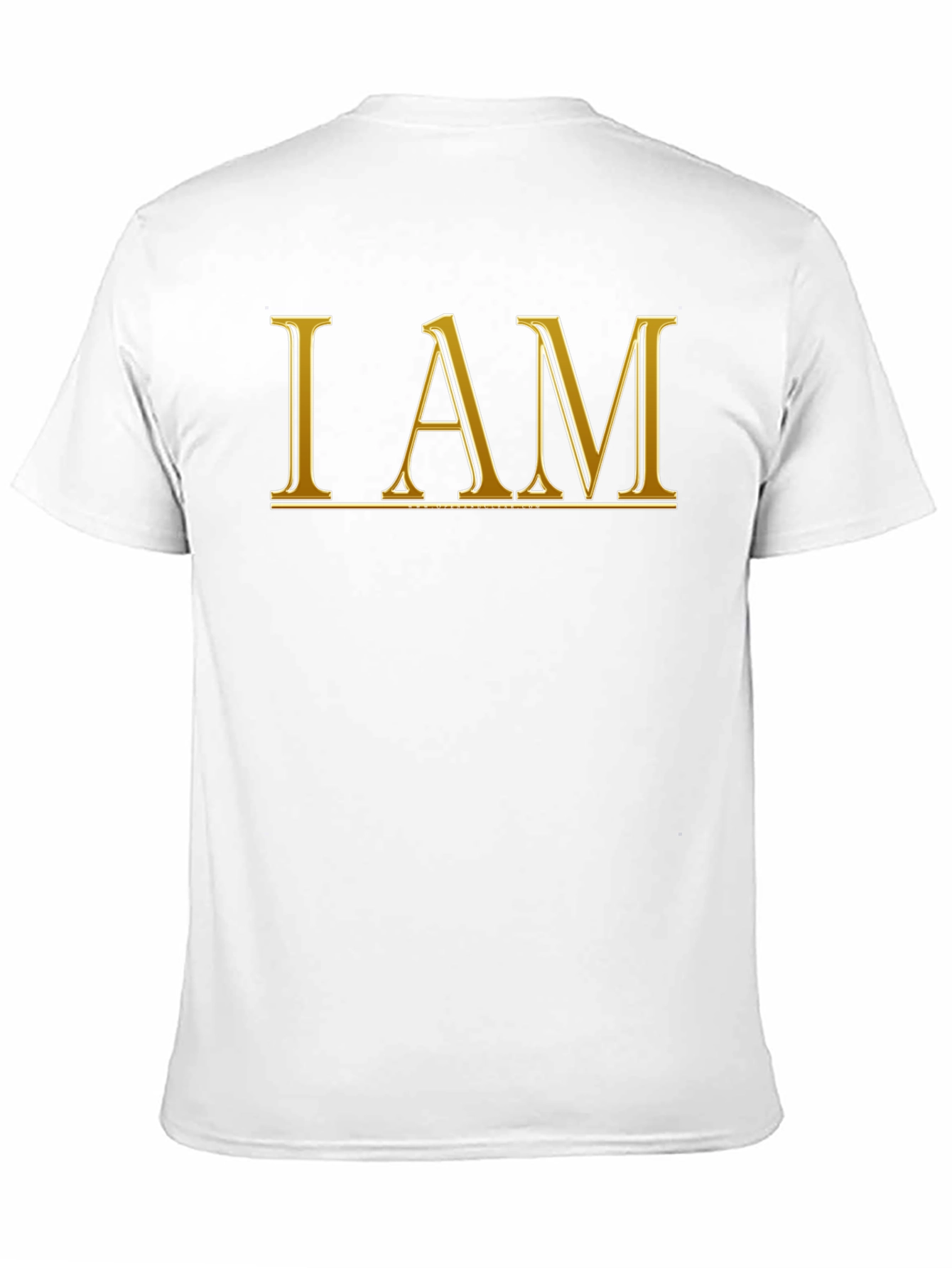 Black I AM Graphic T-Shirt - Black Cotton Blend view 11