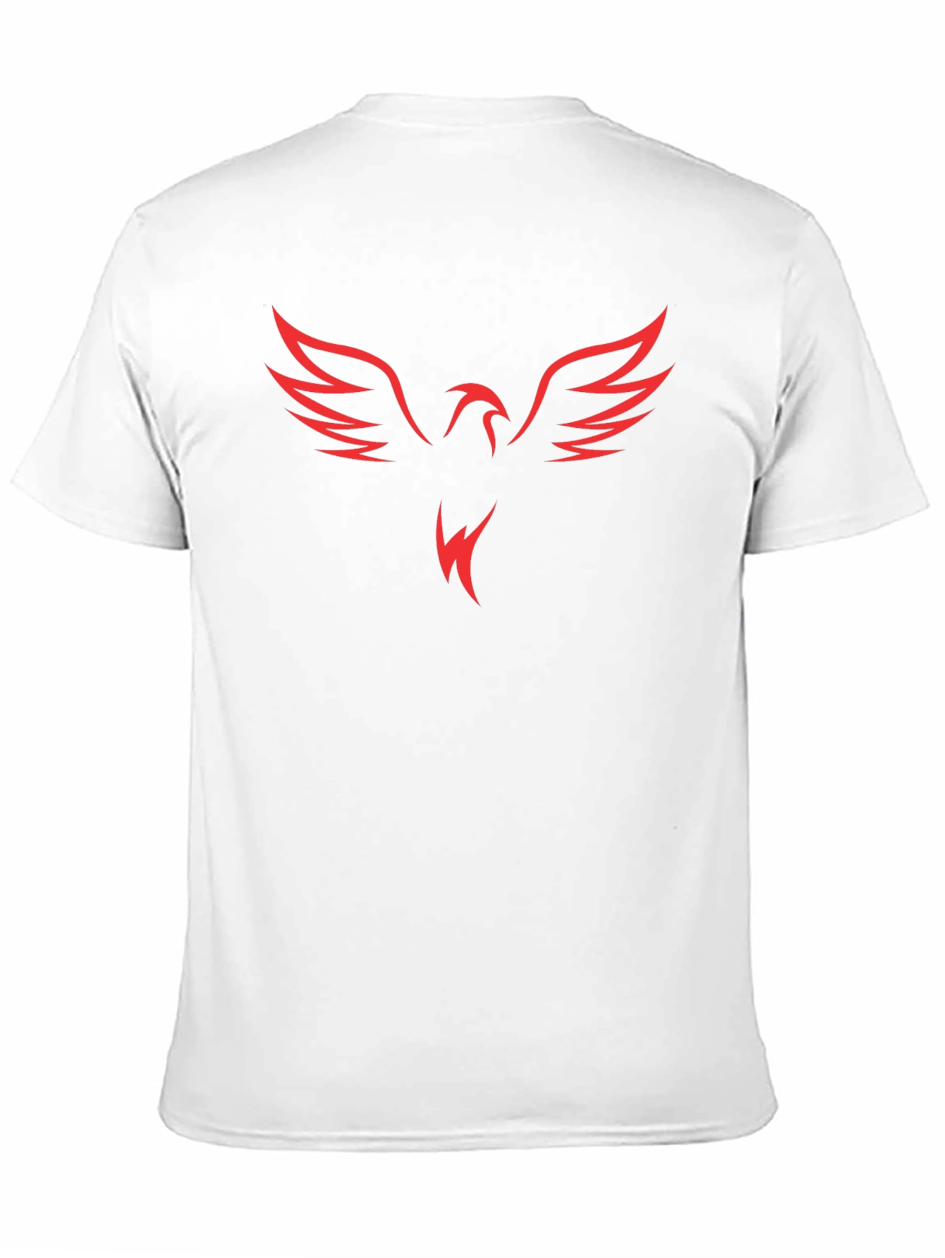 Black Phoenix Graphic T-Shirt - Black Crew Neck Tee view 11