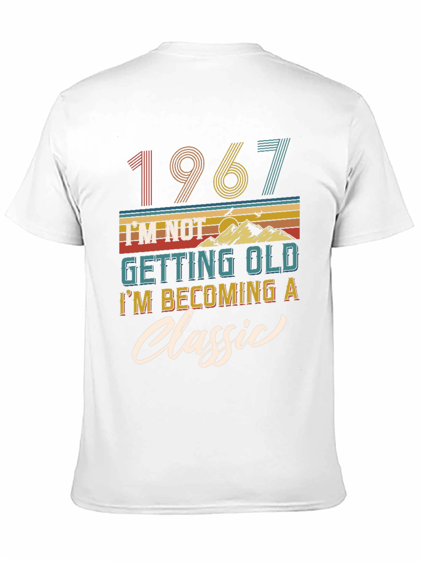Black 1967 Classic Birthday T-Shirt  view 11
