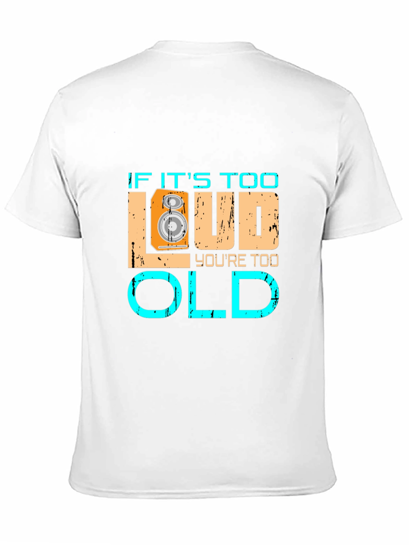 Black If It's Too Loud You're Too Old Graphic Tee view 11