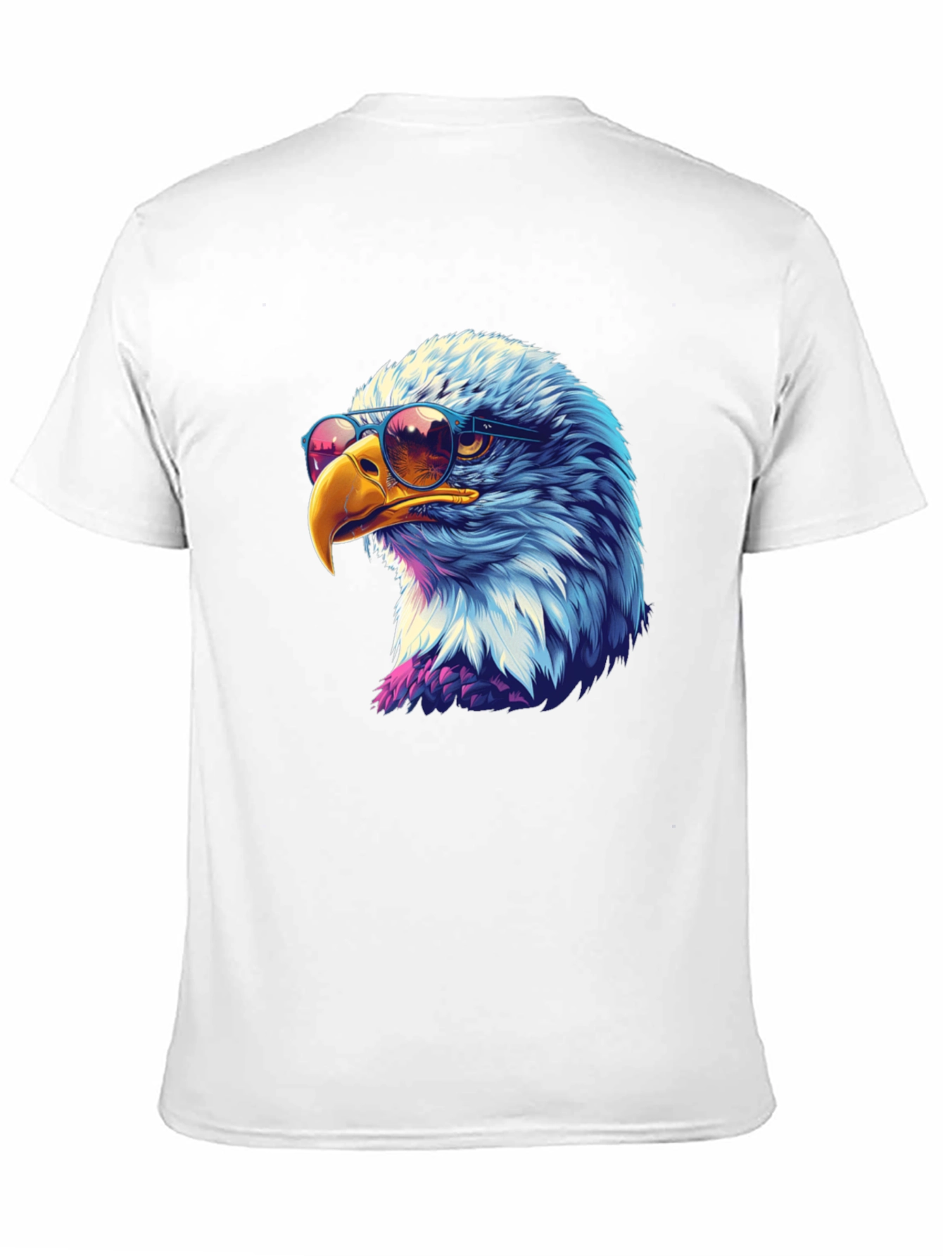 Black Cool Eagle Graphic Tee - Black T-Shirt view 11