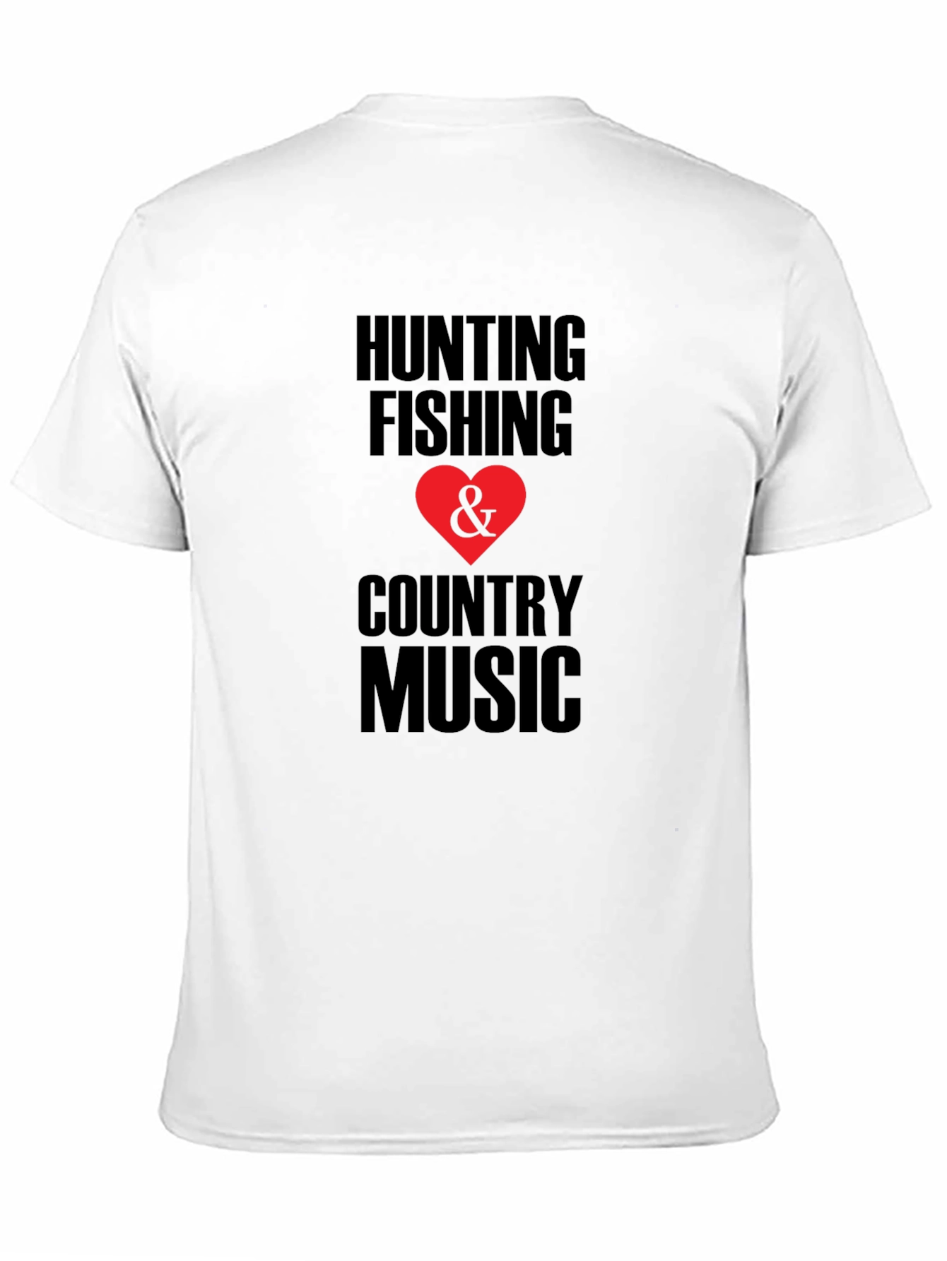 Black Hunting Fishing & Country Music Graphic Tee view 11