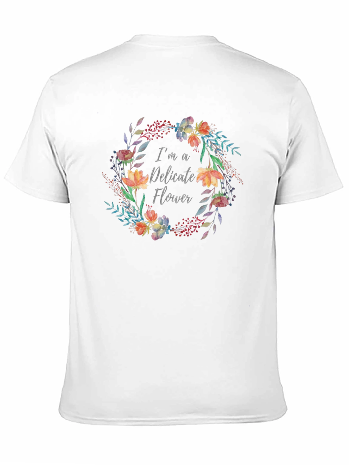 Black Delicate Flower Graphic T-Shirt - Black view 11