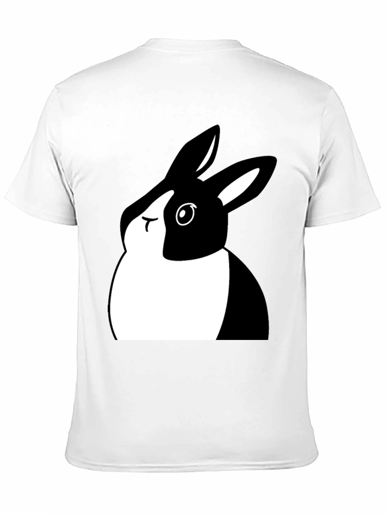 Black Black Bunny Graphic Tee - Unisex view 11
