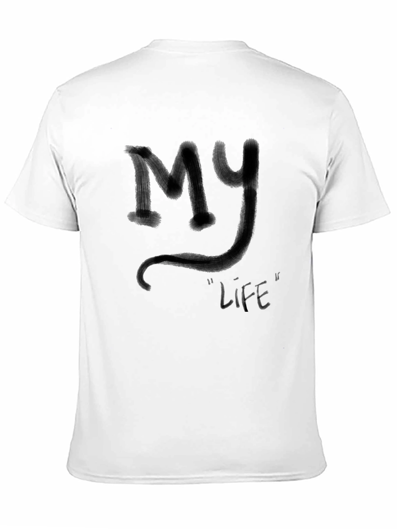 Black My "Life" Black Graphic T-Shirt view 11