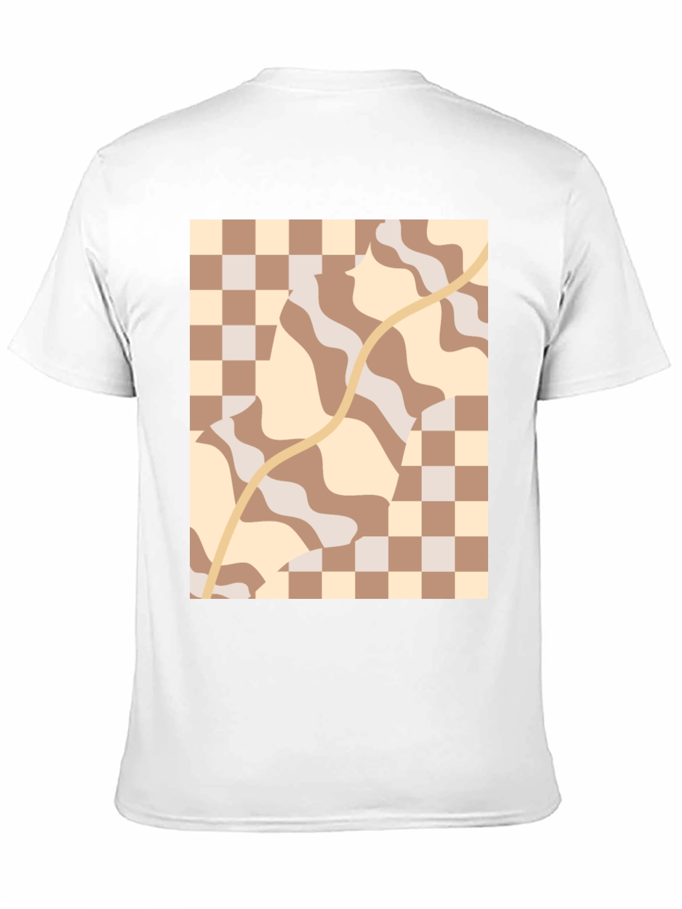 Black Retro Aesthetic Patterned Tee view 11