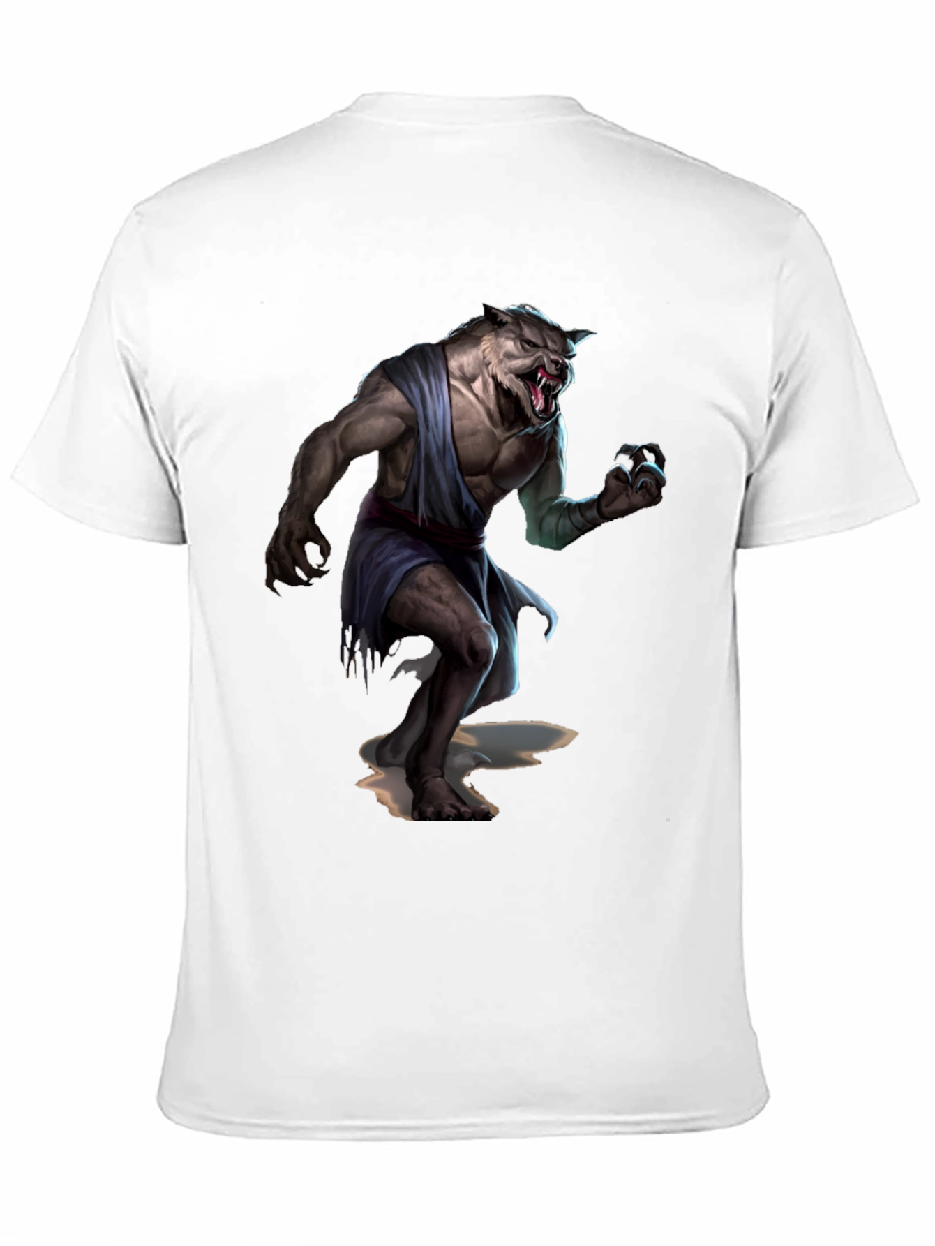 Black Werewolf Graphic T-Shirt - Unleash Your Inner Beast! view 11