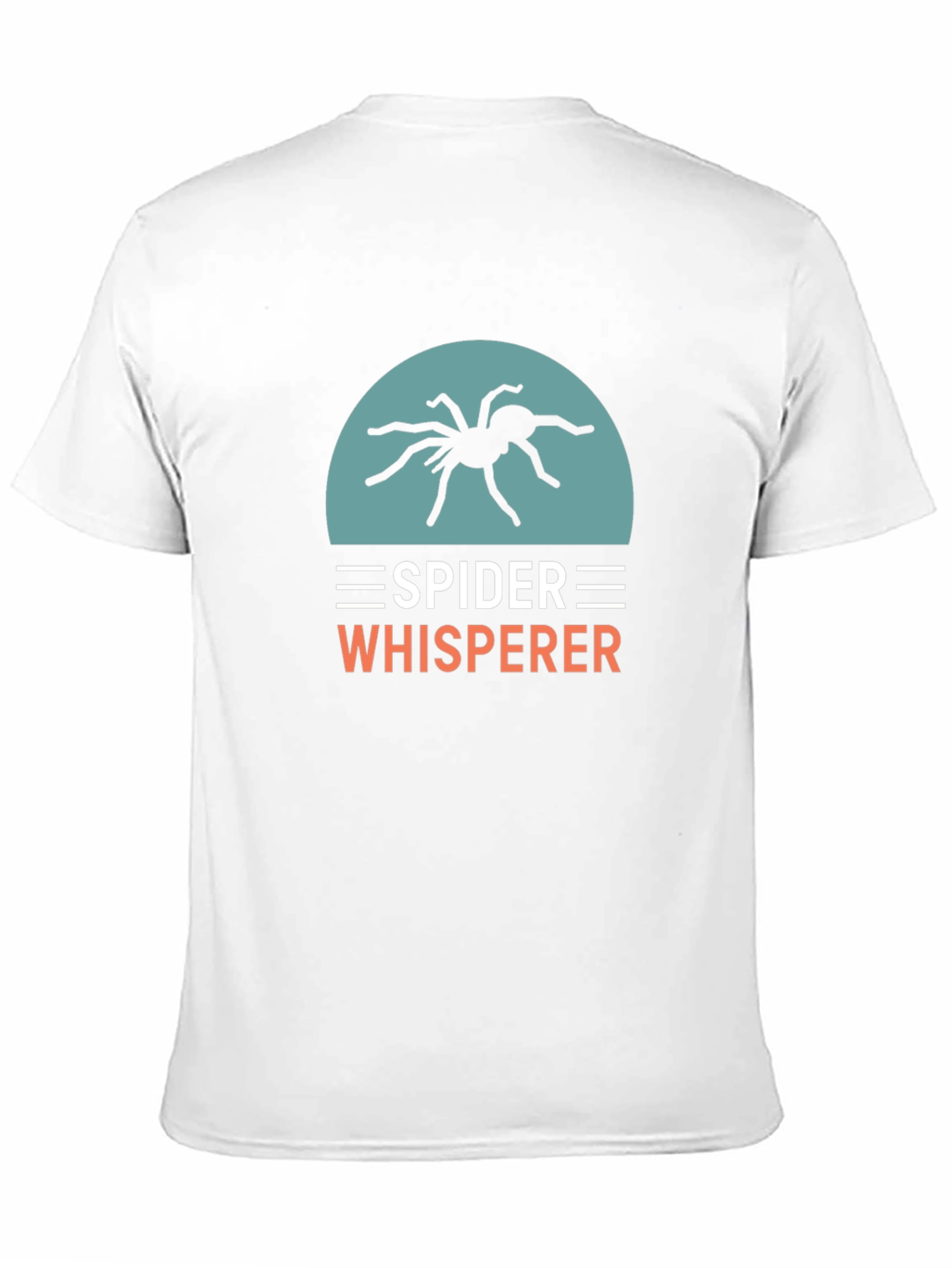 Black Spider Whisperer Graphic Tee - Black Cotton T-Shirt view 11