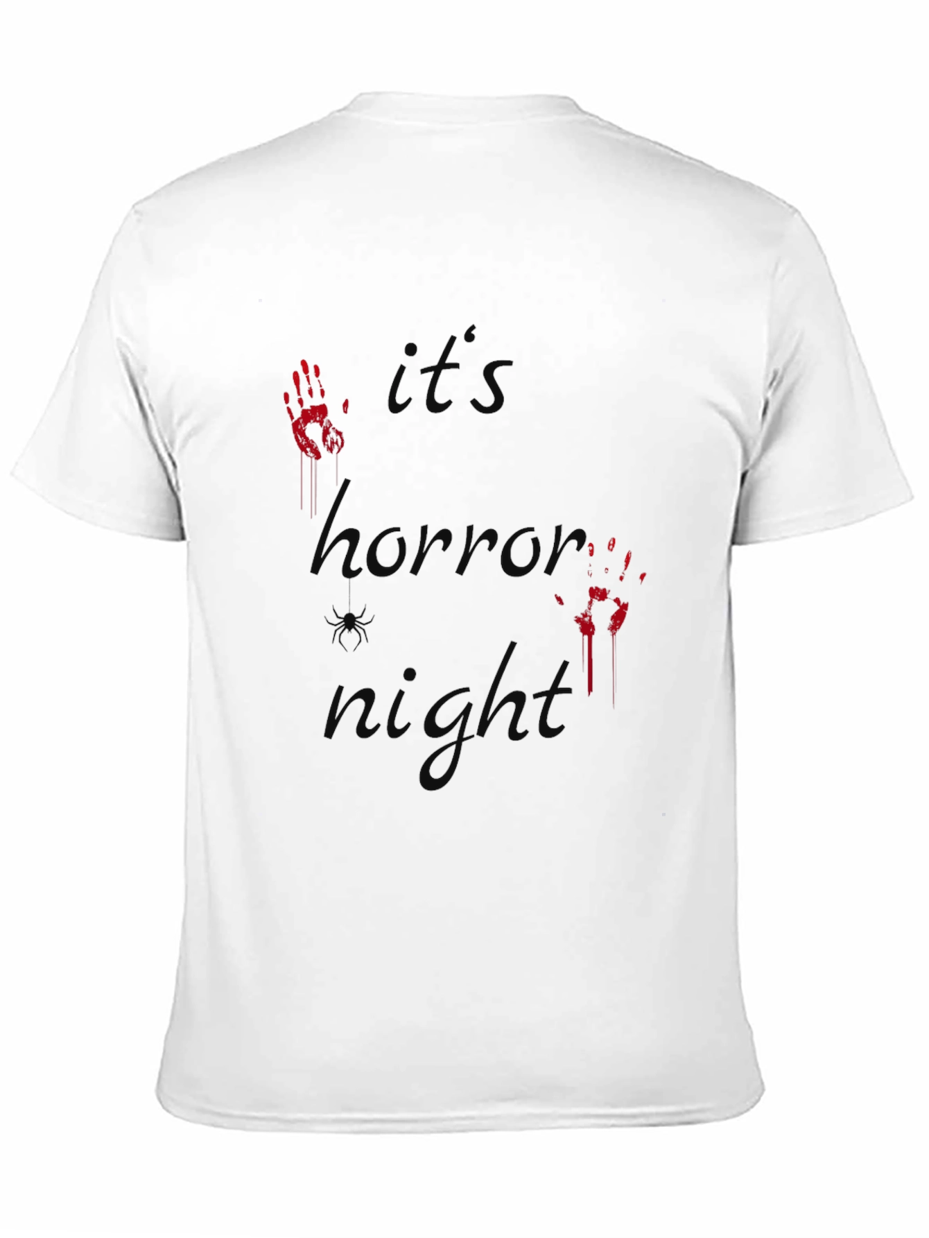 Black It's Horror Night T-Shirt view 11