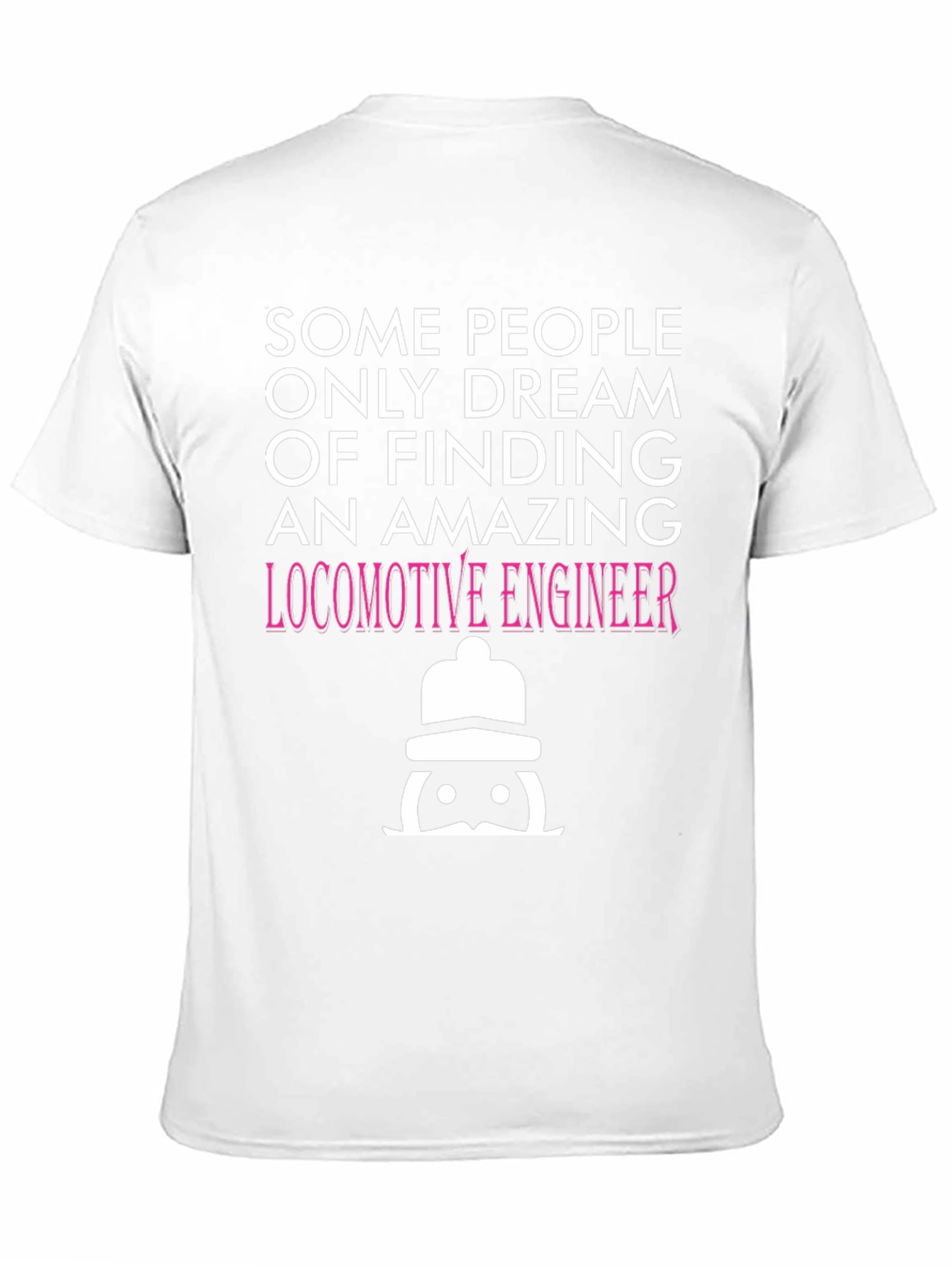 Black Amazing Locomotive Engineer T-Shirt view 11