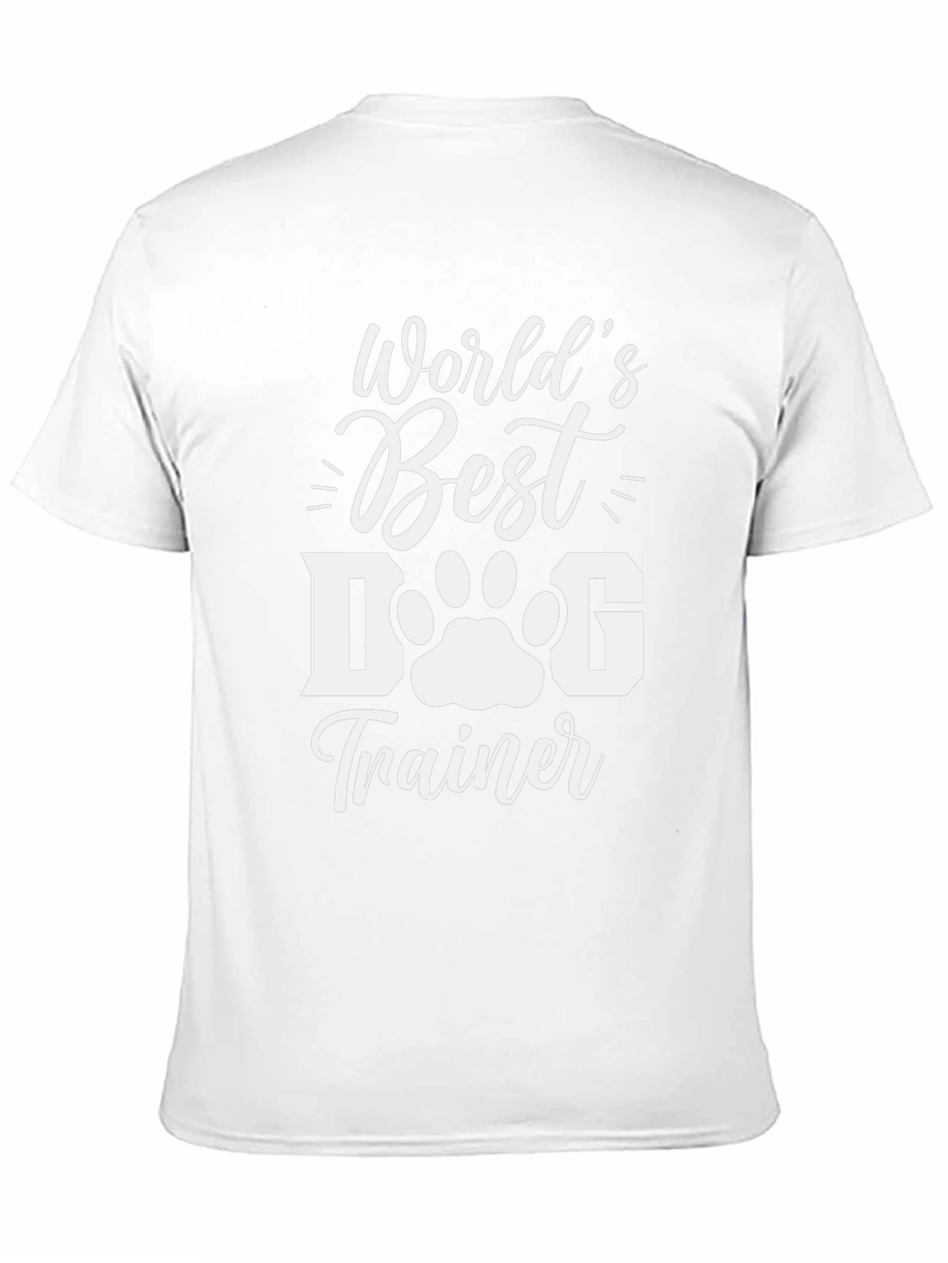 Black World's Best Dog Trainer T-Shirt view 11