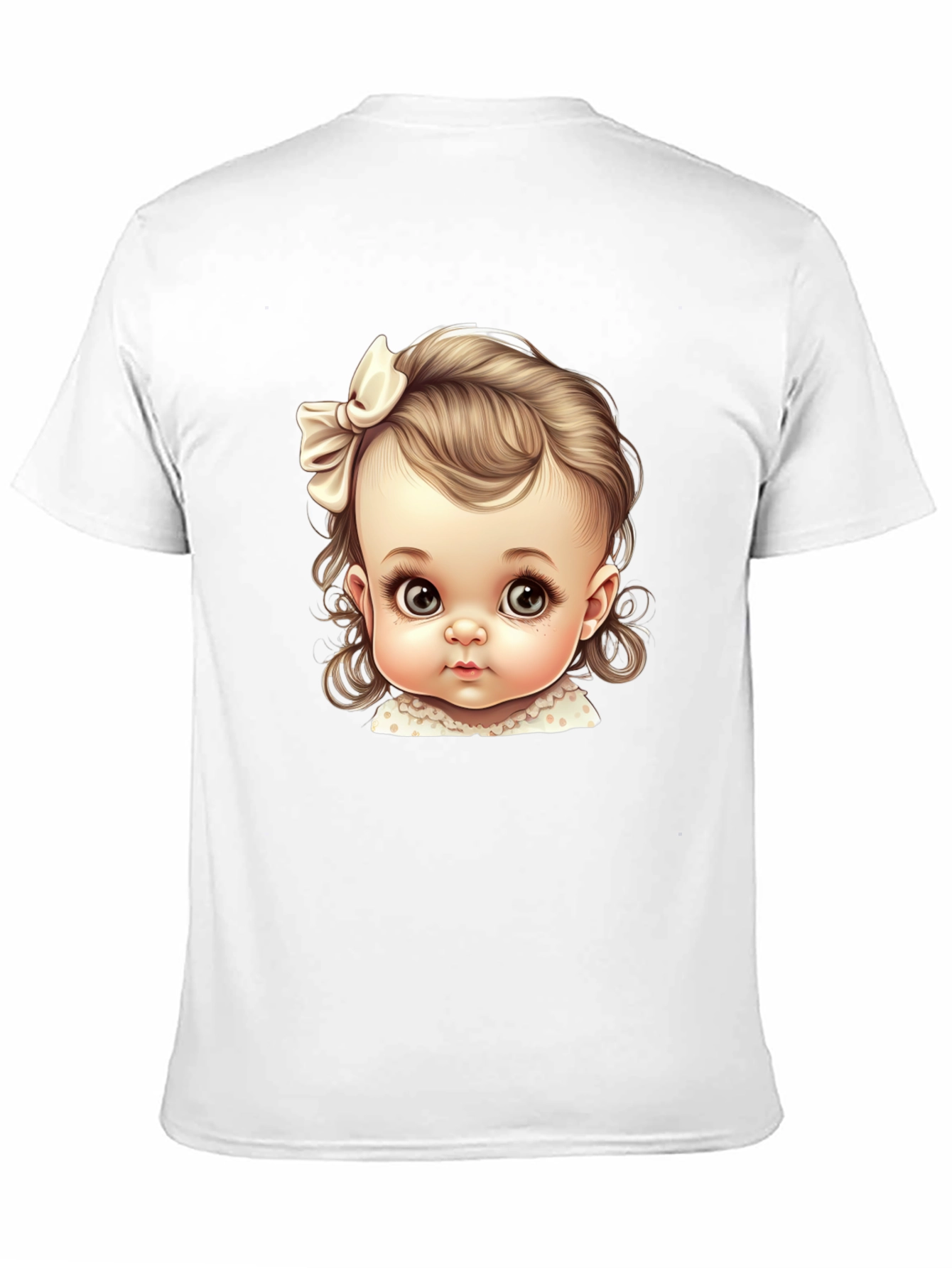 Black Baby Doll Graphic Tee - Cute & Stylish Black T-Shirt view 11