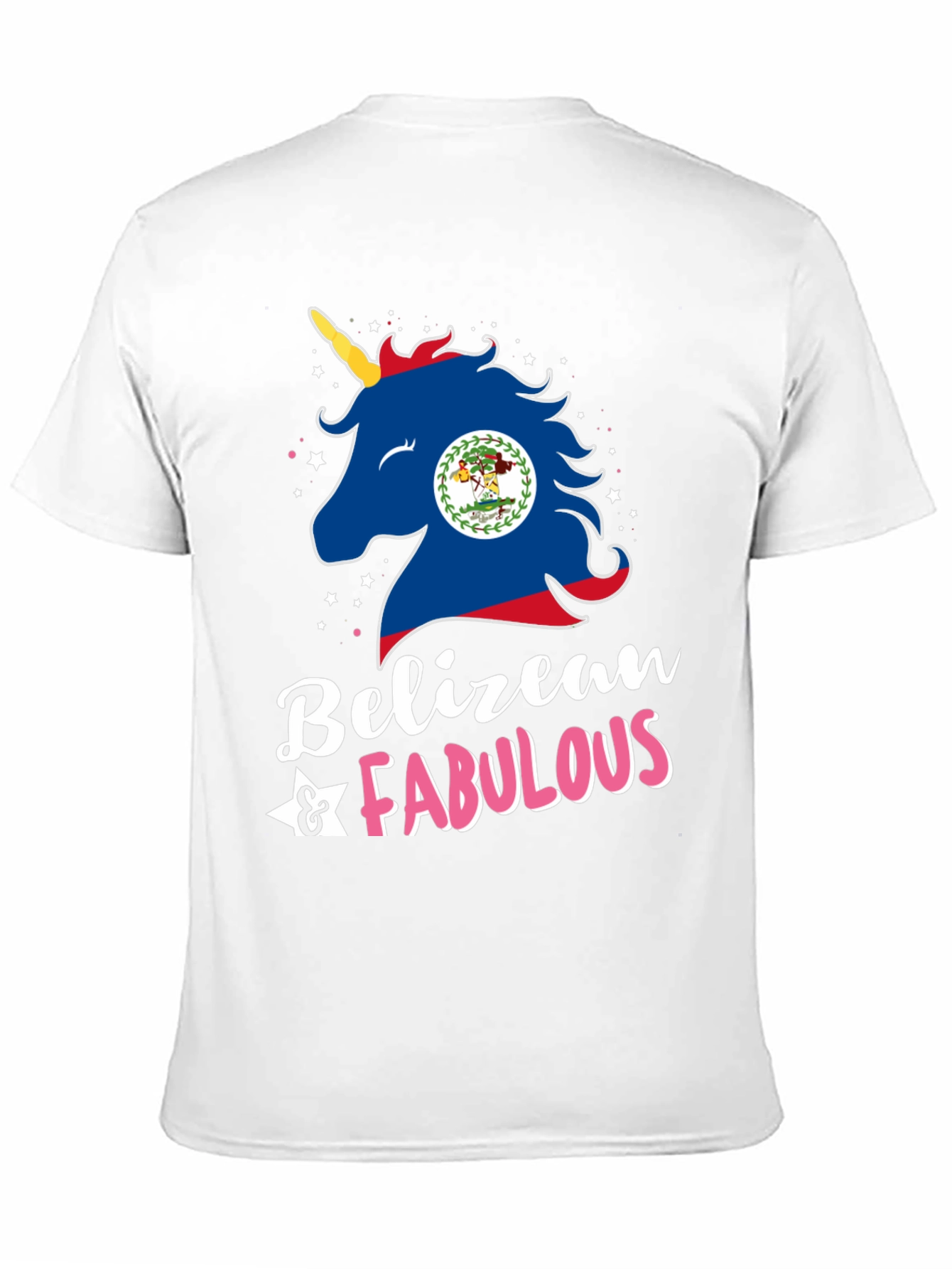 Black Belizean & Fabulous Unisex T-Shirt view 11