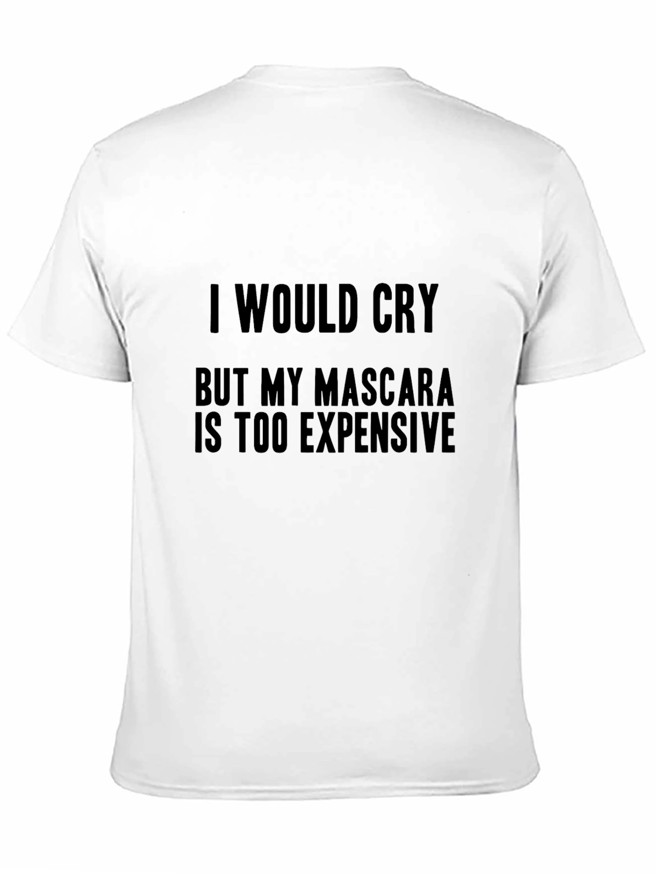 Black Sarcastic Mascara T-Shirt - Black view 11