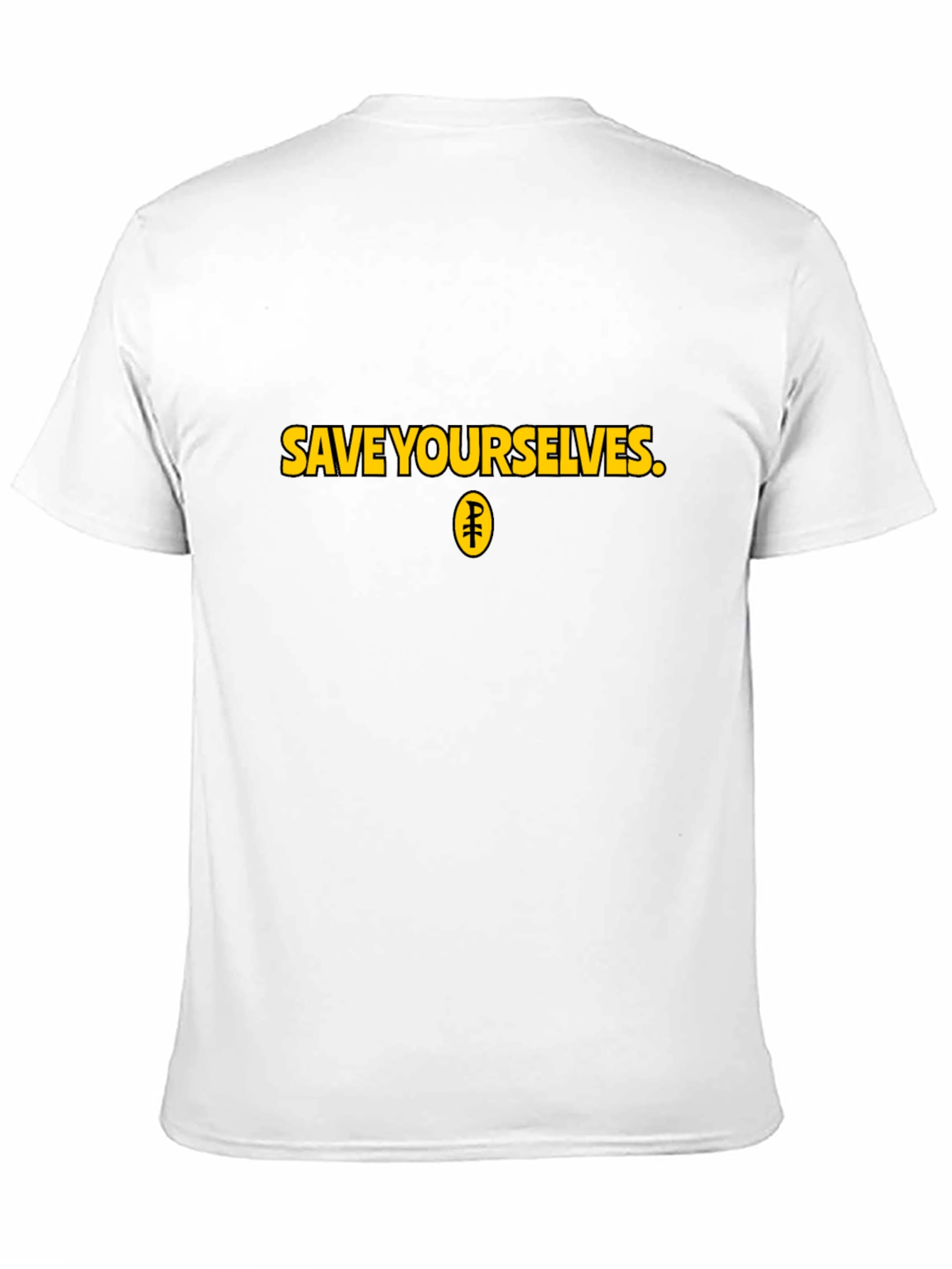 Black Save Yourselves Graphic Tee - Black view 11