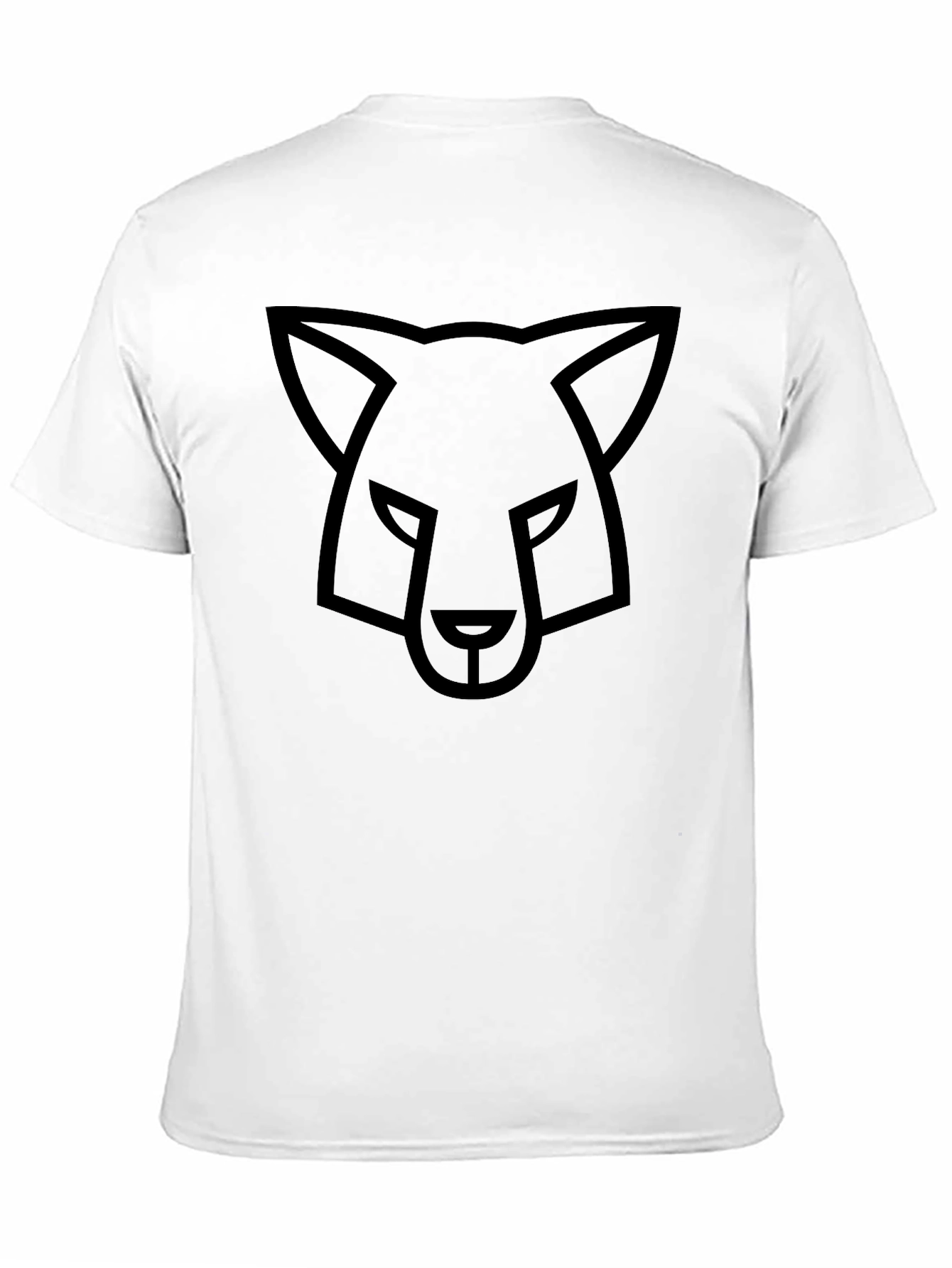 Black Black Fox Graphic Tee - Modern Minimalist Design view 11