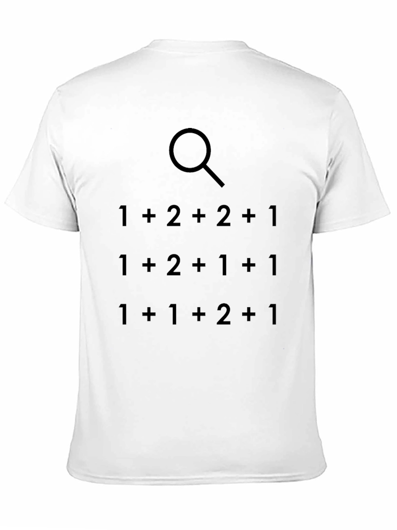 Black Math Equation Search T-Shirt - Men's Black Tee view 11