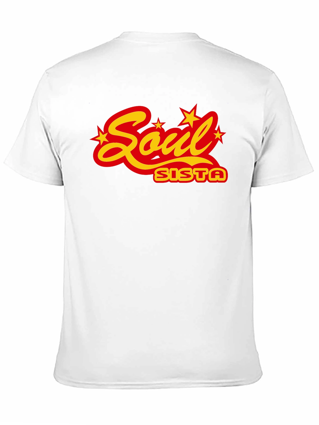 Black Soul Sista Graphic Tee - Black Cotton Blend T-Shirt view 11