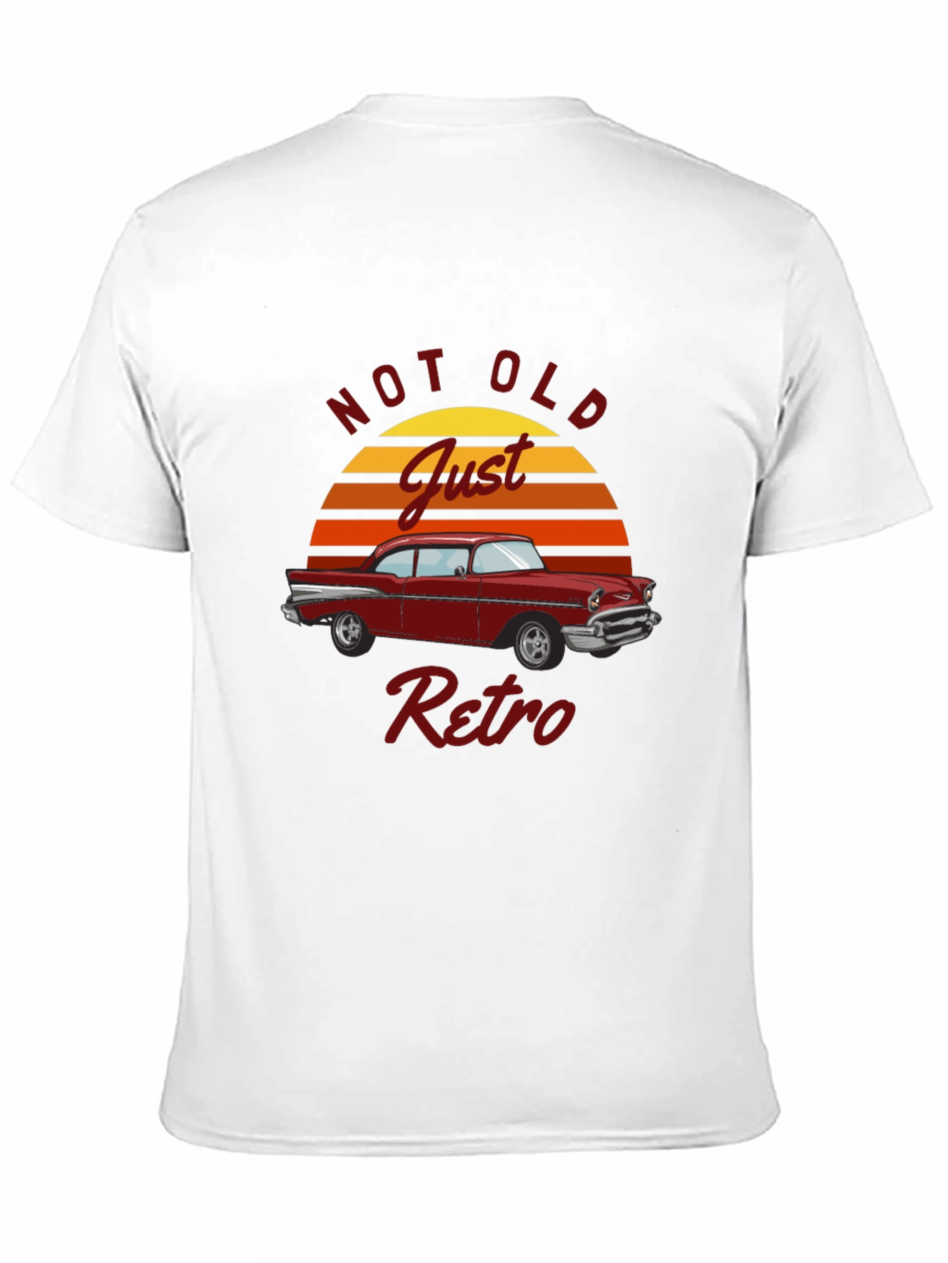 Black Retro Car Graphic Tee - Not Old, Just Retro view 11