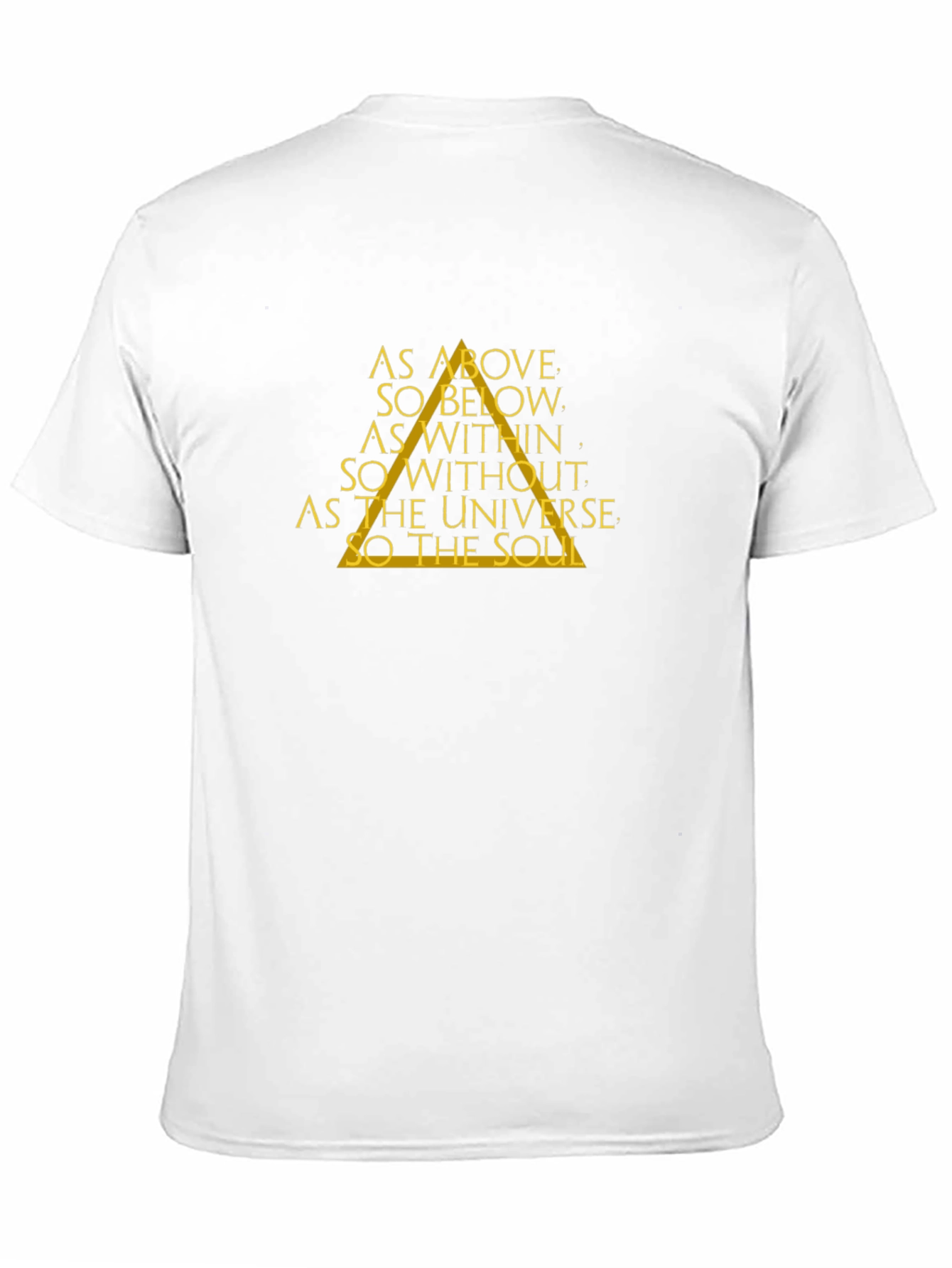 Black Esoteric Black T-Shirt - "As Above So Below" view 11