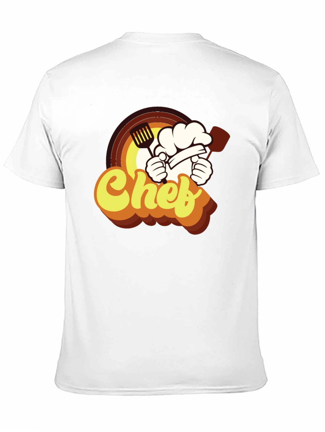 Black Retro Chef T-Shirt - Culinary Cook Graphic Tee view 11